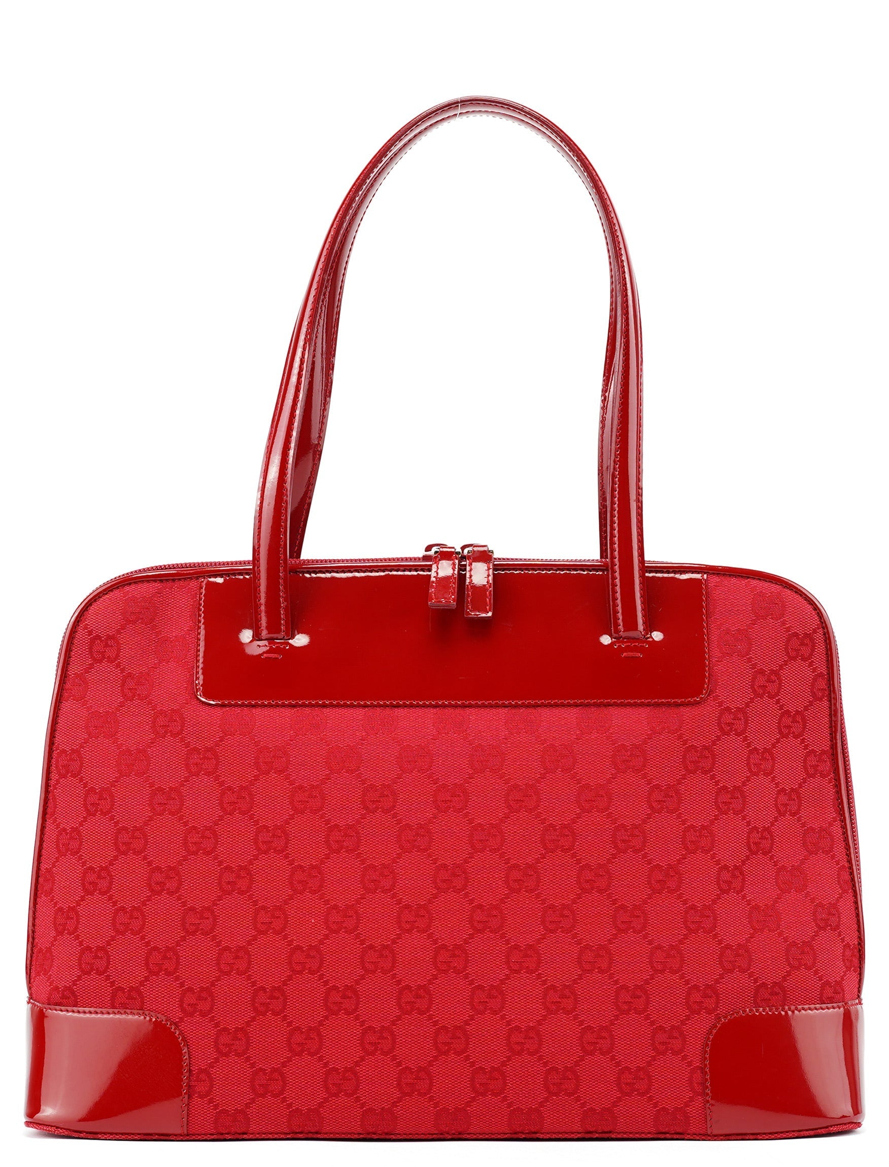 002 1122 Red GG Tote Bag