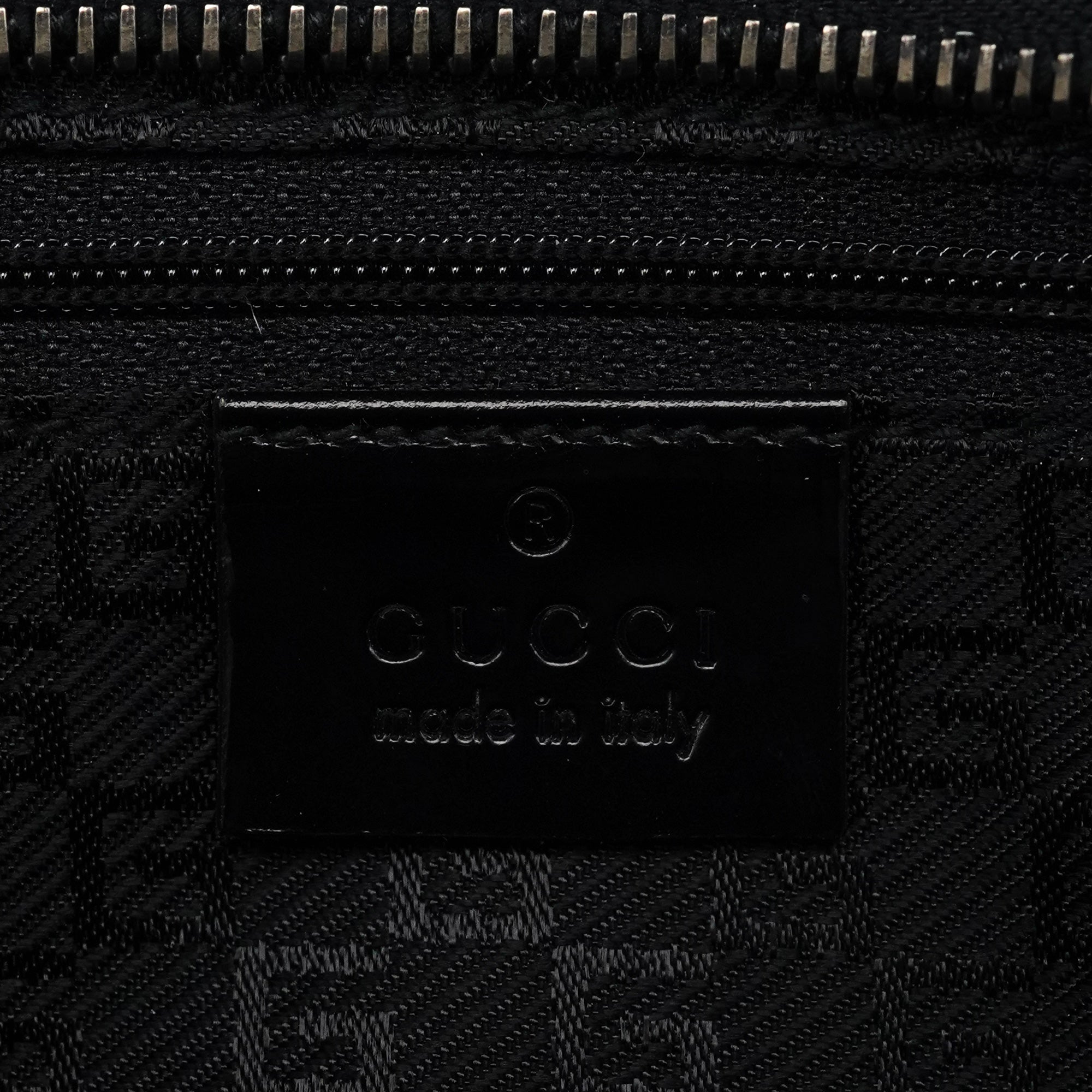 002 1133 Black Patent Leather Jackie Tote Bag