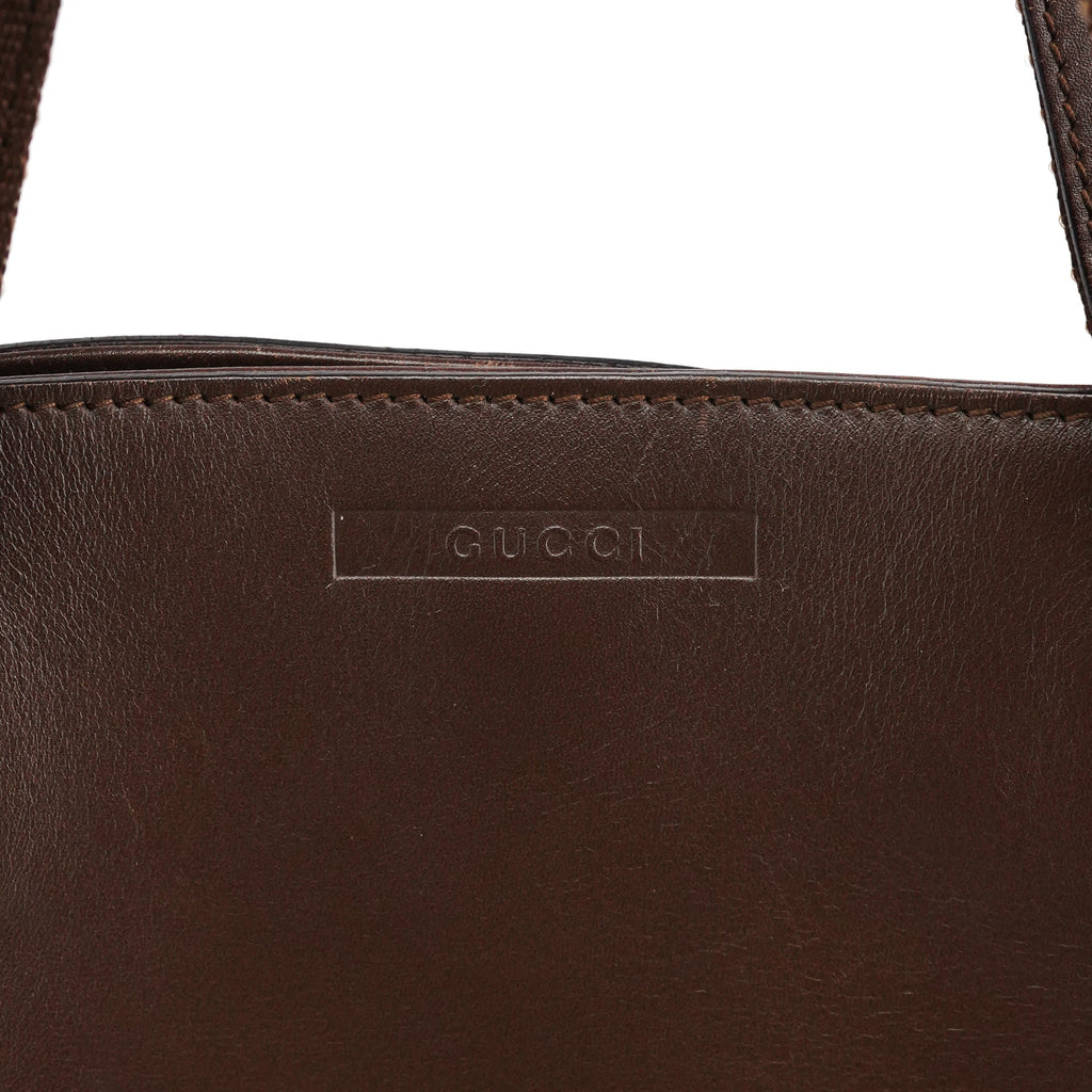 002 1134 Brown Calfskin Leather Tote Bag