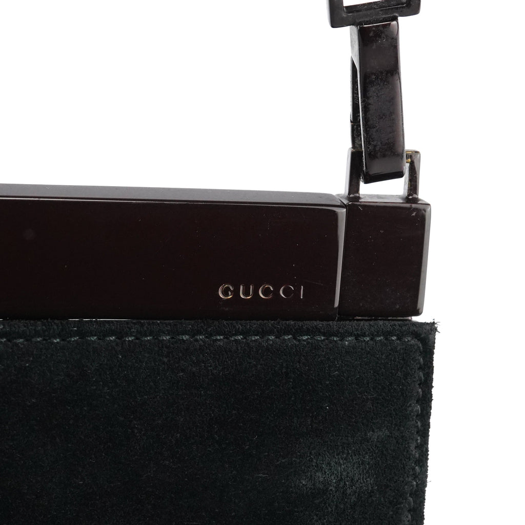 Black Suede Crossbody Bag