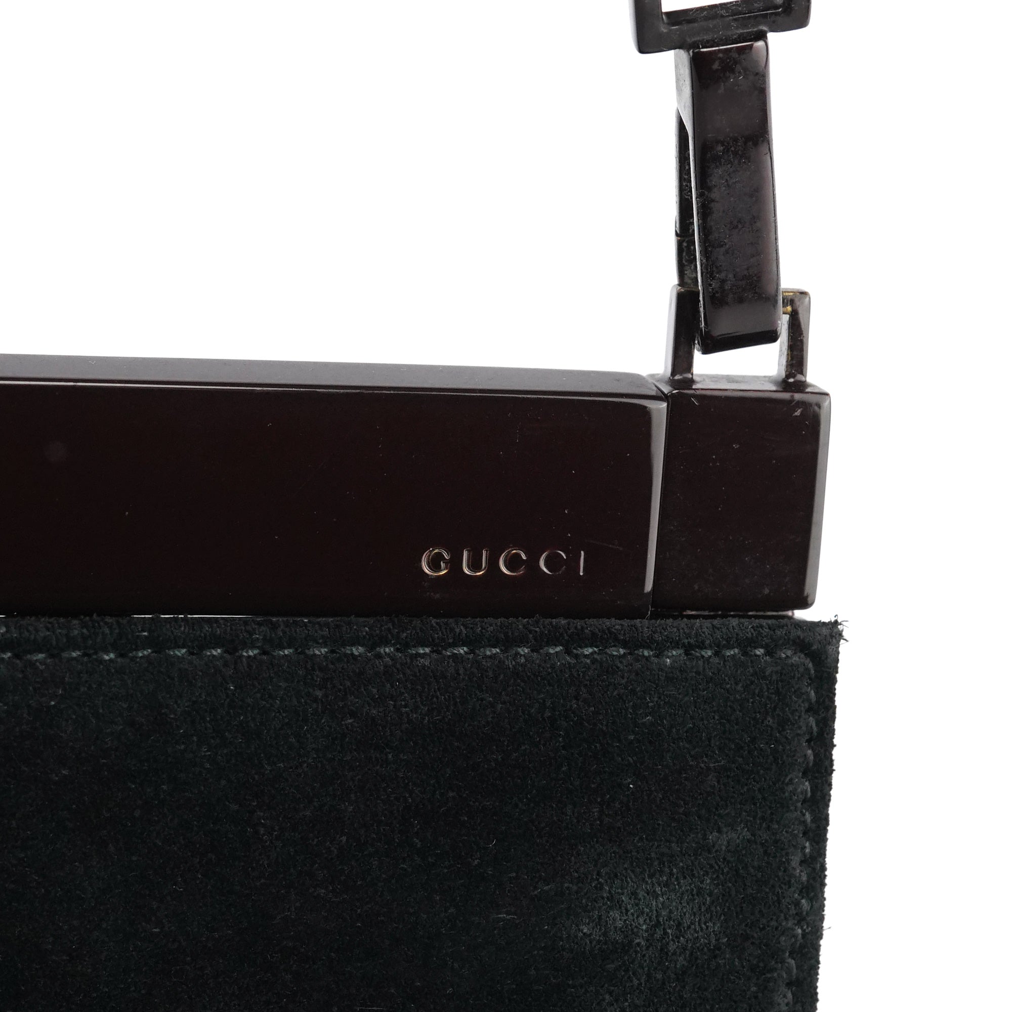 Black Suede Crossbody Bag