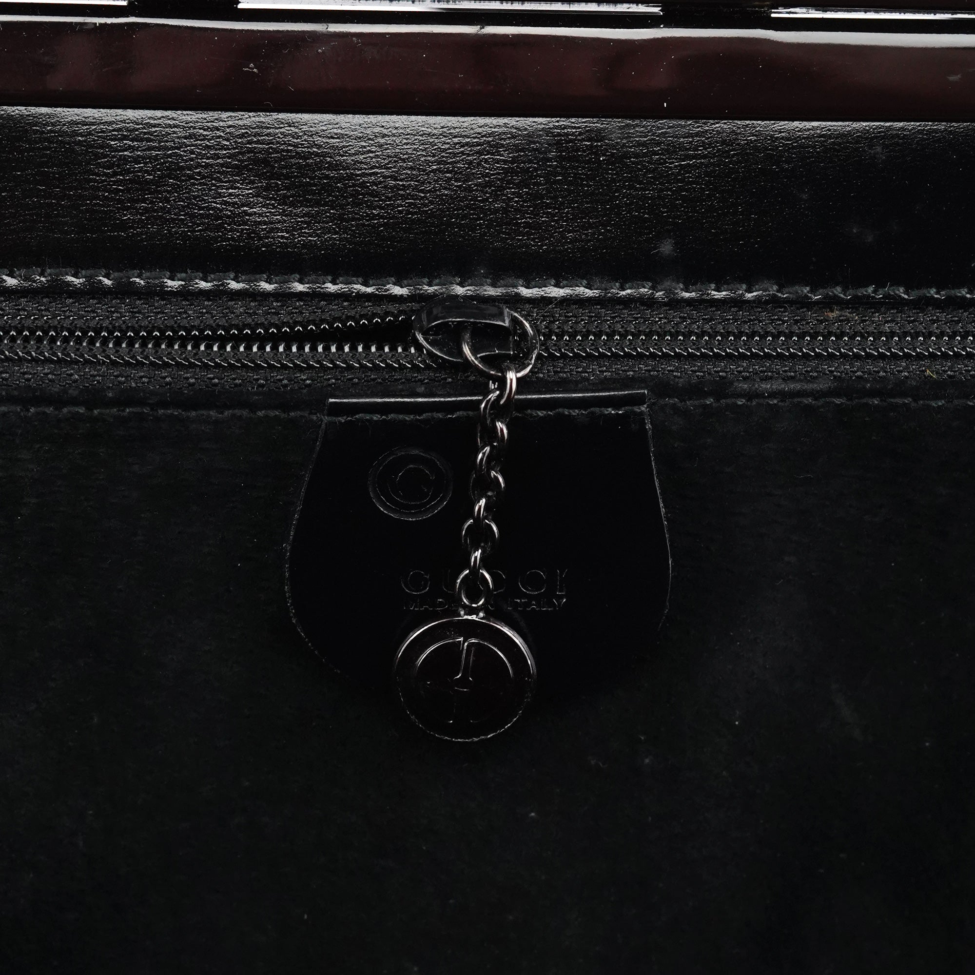 Black Suede Crossbody Bag