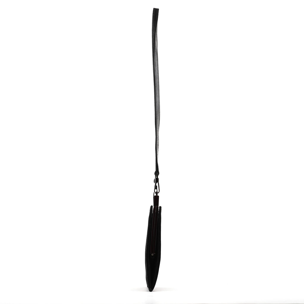 Black Suede Crossbody Bag