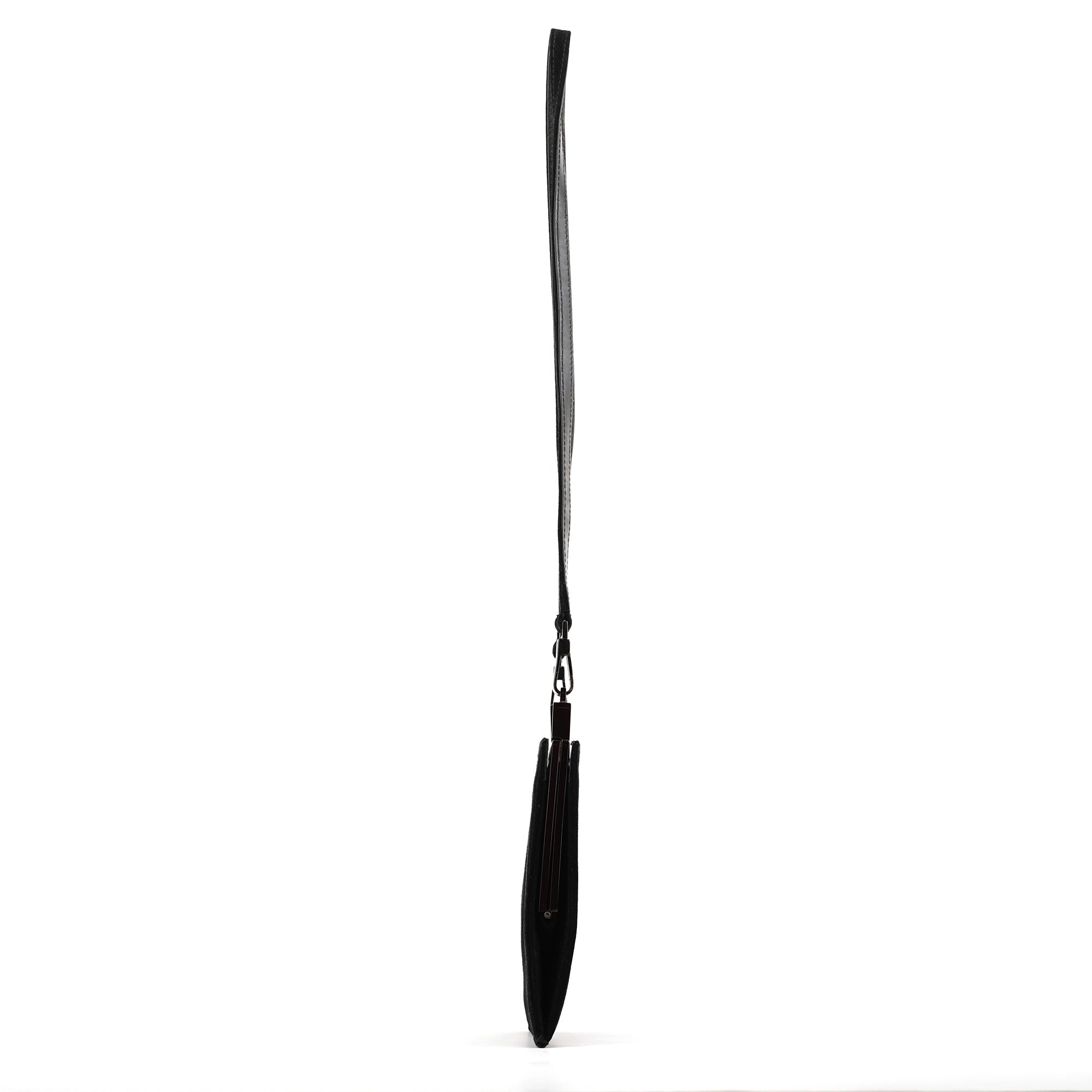 Black Suede Crossbody Bag