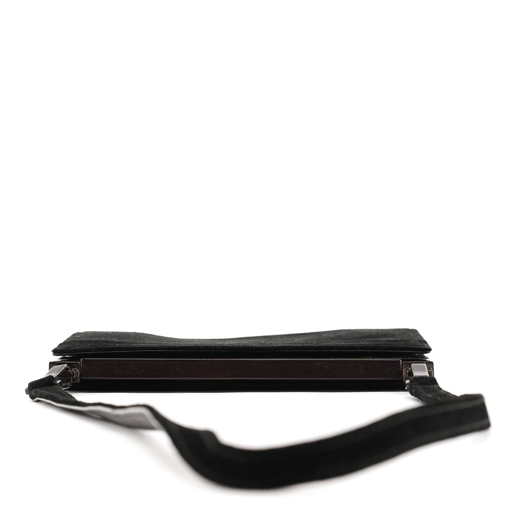 Black Suede Crossbody Bag