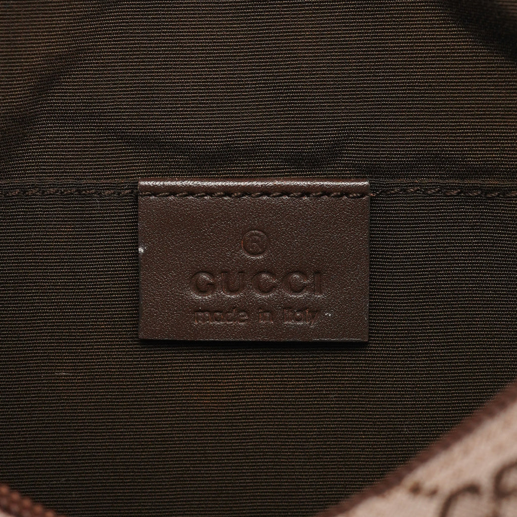 005 0813 Beige Brown GG Shoulder Bag