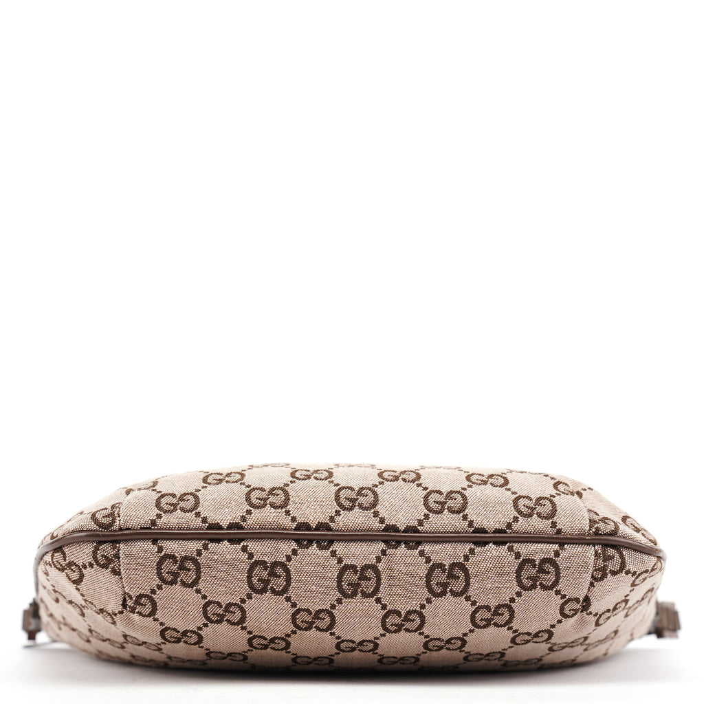 005 0813 Beige Brown GG Shoulder Bag
