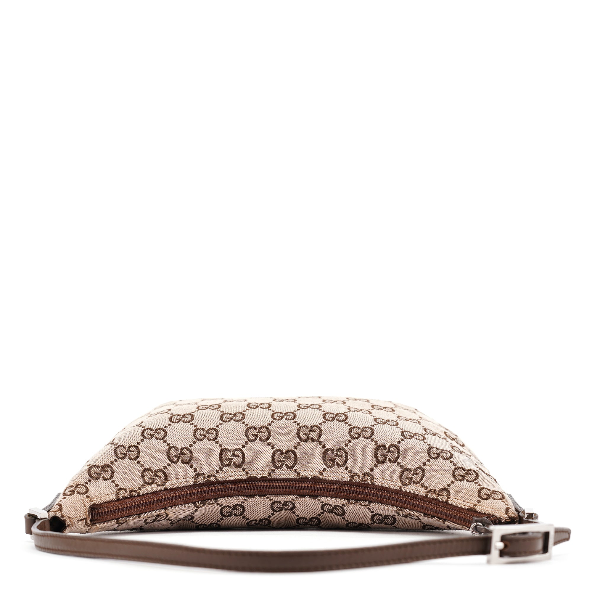 005 0813 Beige Brown GG Shoulder Bag