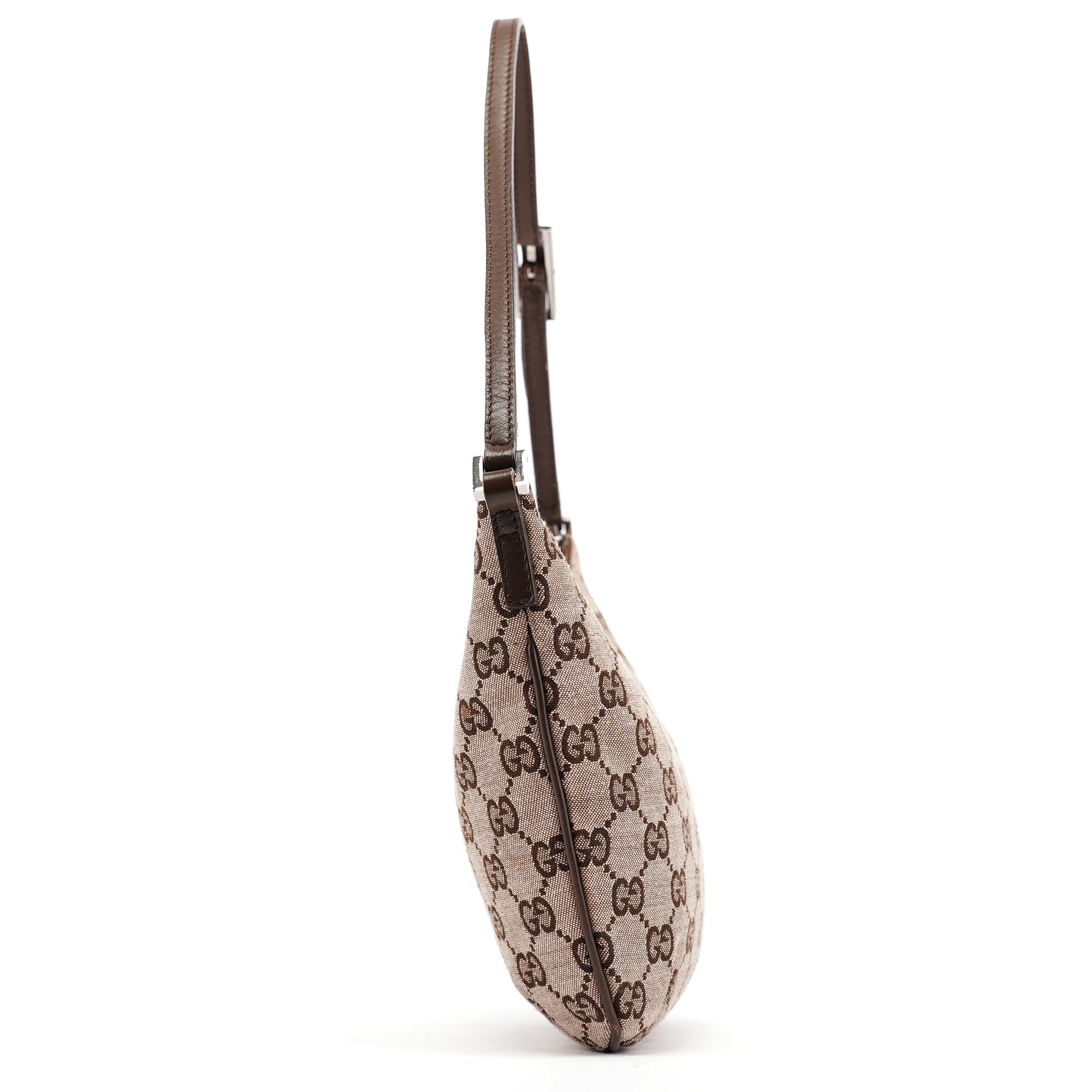 005 0813 Beige Brown GG Shoulder Bag
