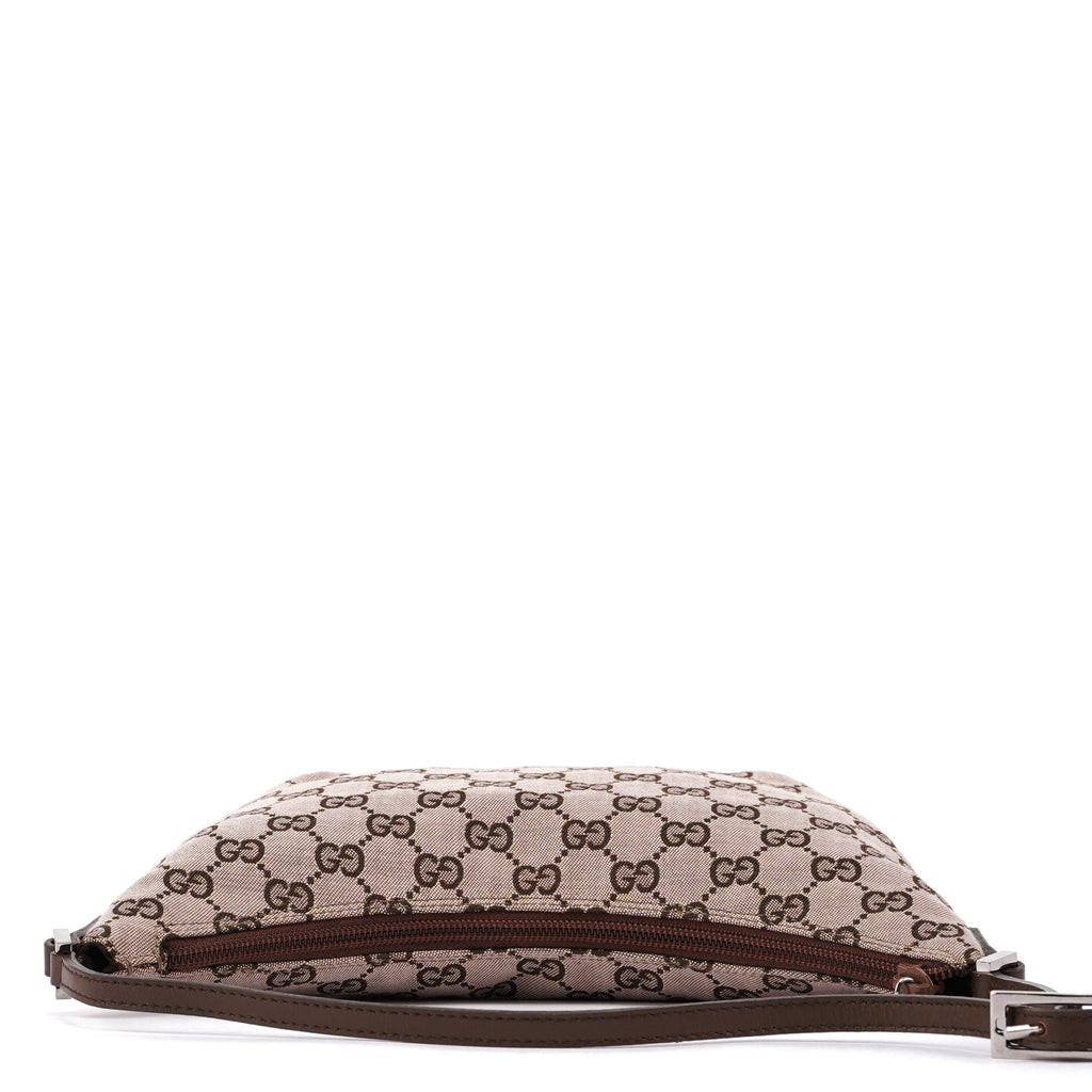 005 0813 Beige Brown GG Shoulder Bag