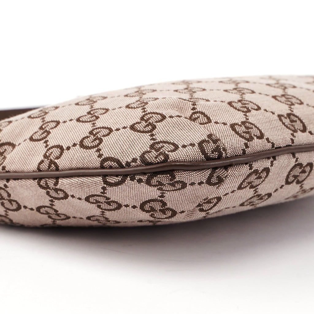 005 0813 Beige Brown GG Shoulder Bag