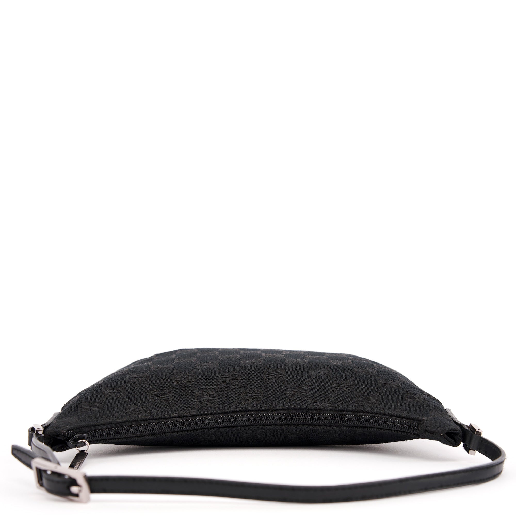 005 0813 Black GG Shoulder Bag