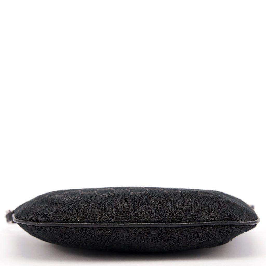 005 0813 Black GG Shoulder Bag