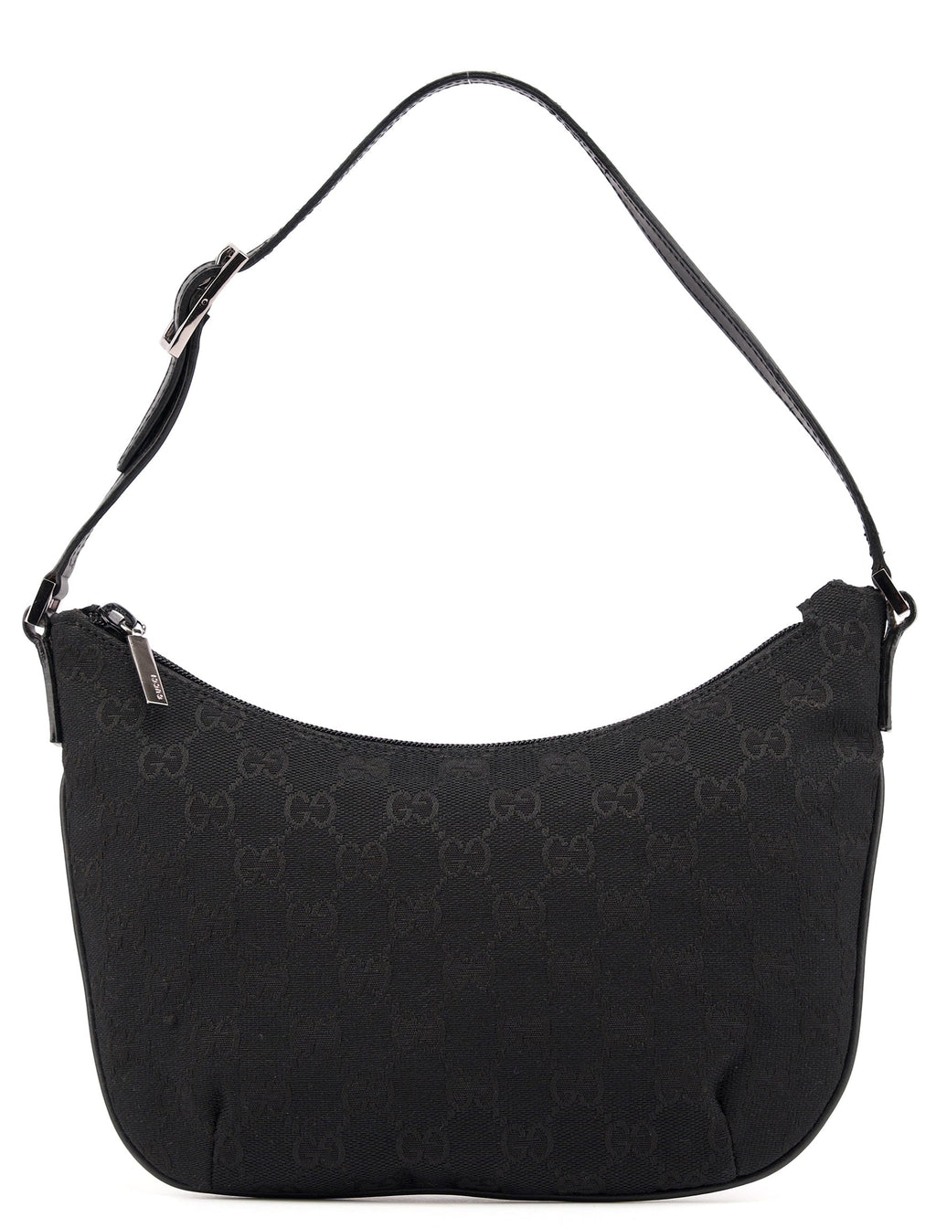 005 0813 Black GG Shoulder Bag