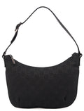 005 0813 Black GG Shoulder Bag