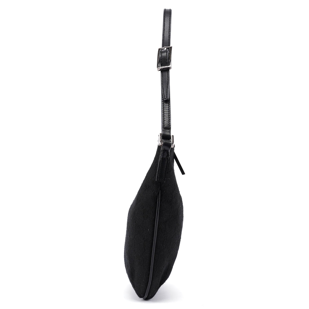 005 0813 Black GG Shoulder Bag