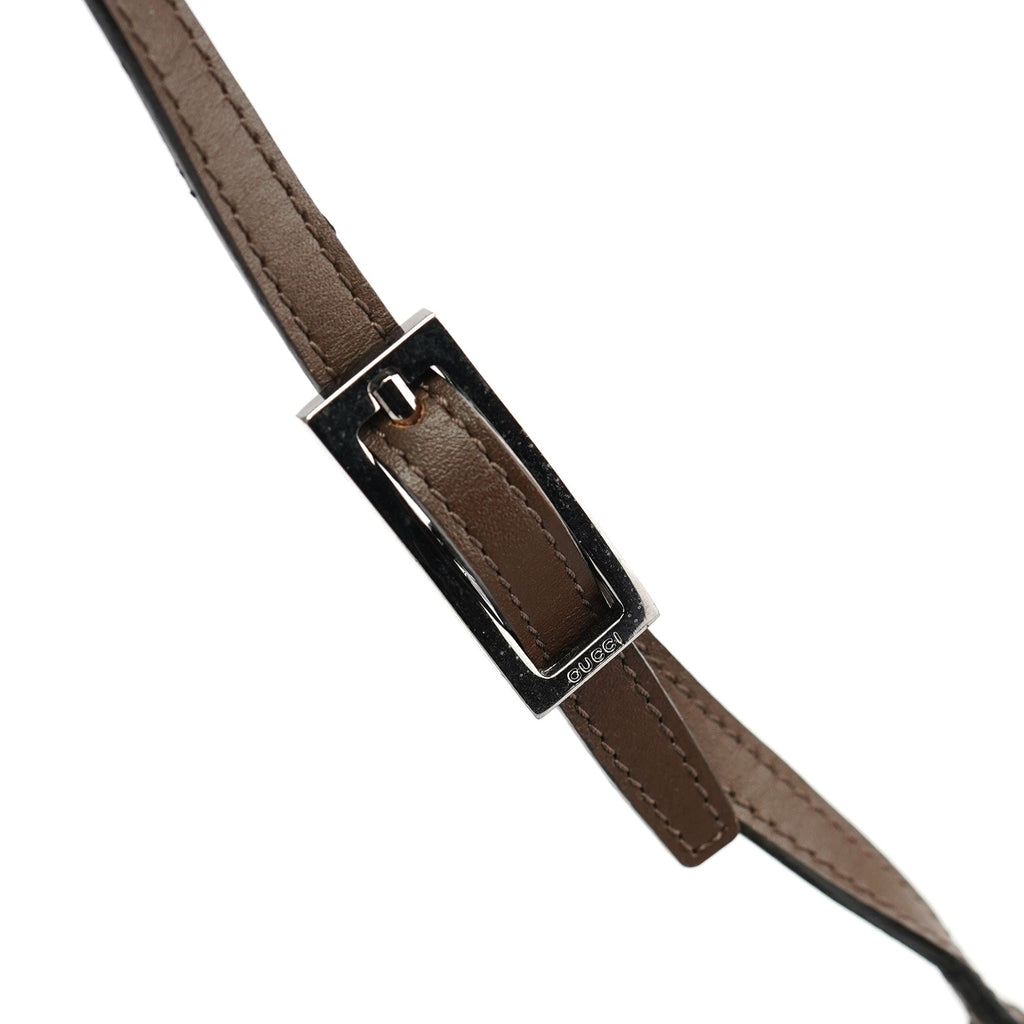 005 0813 Brown GG Shoulder Bag