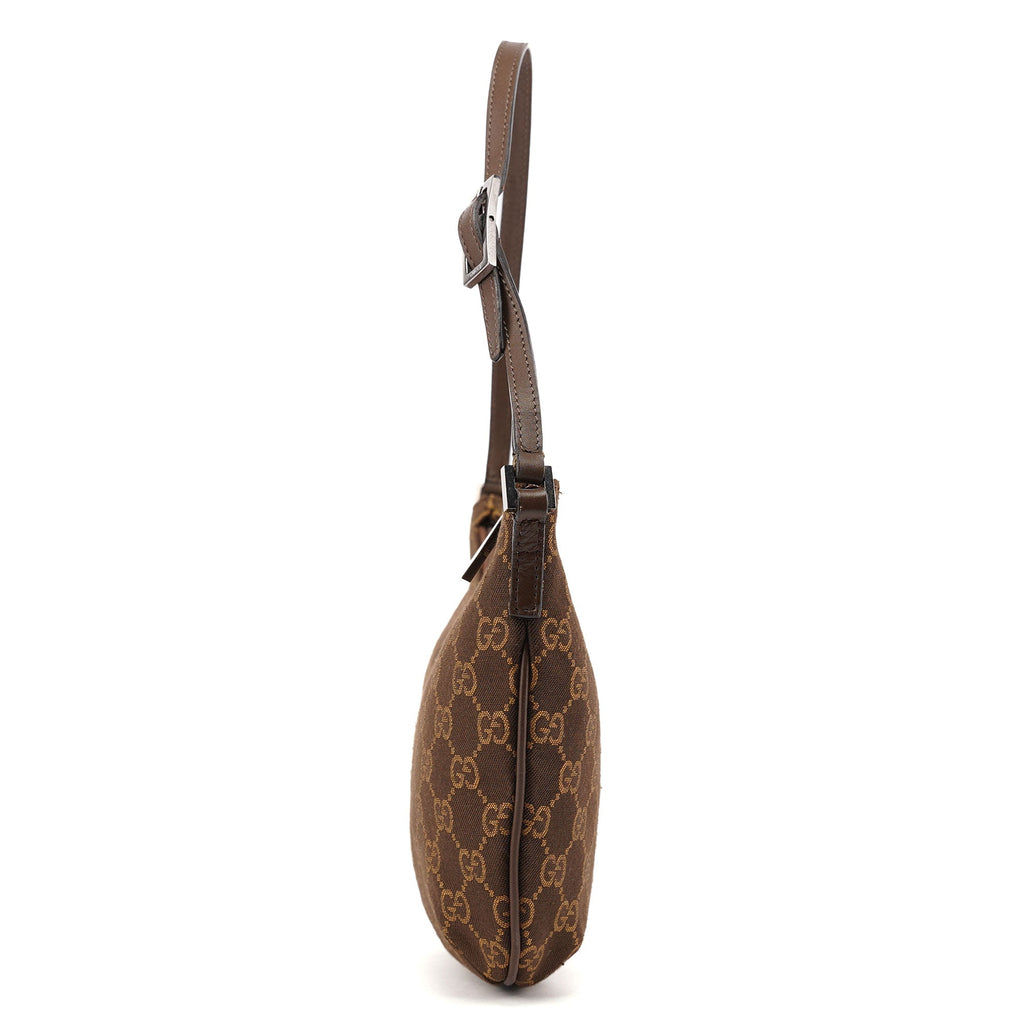 005 0813 Brown GG Shoulder Bag