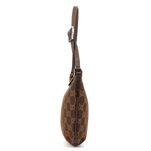 005 0813 Brown GG Shoulder Bag