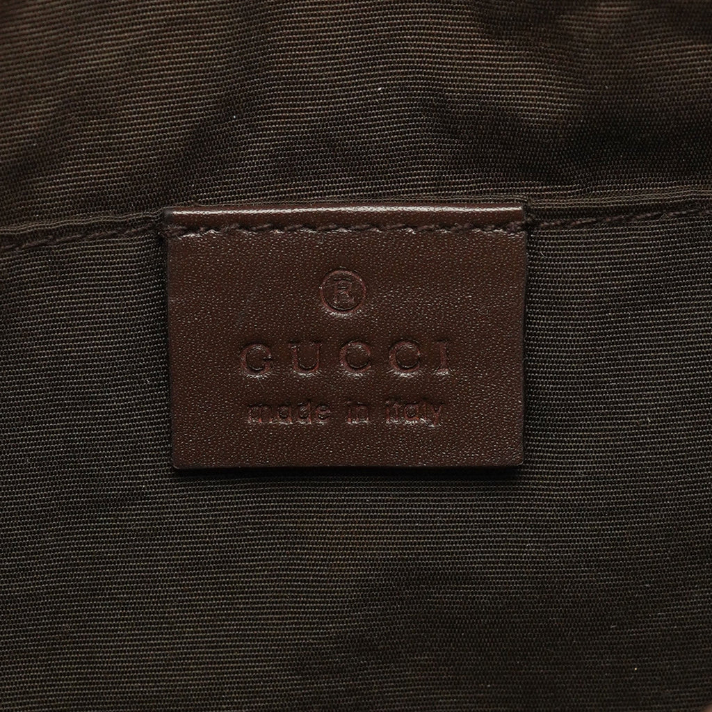 005 0813 Brown GG Shoulder Bag