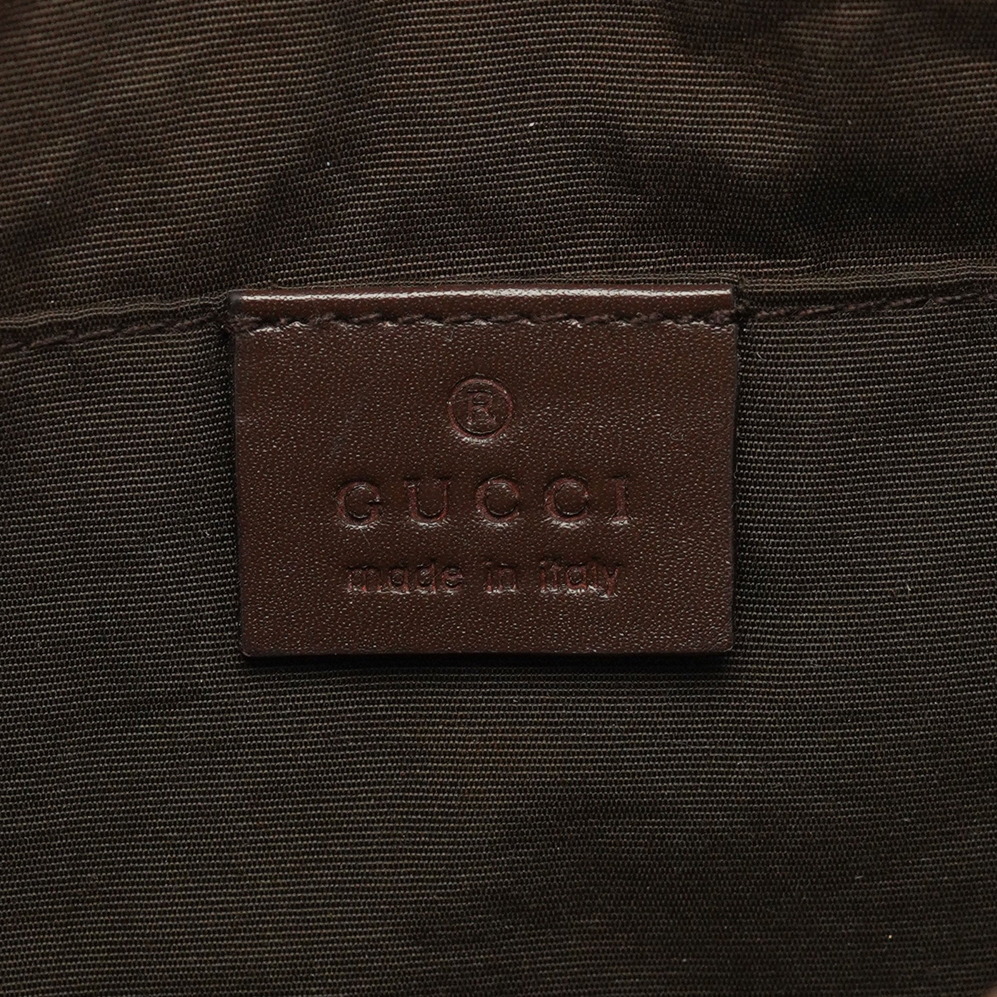 005 0813 Brown GG Shoulder Bag
