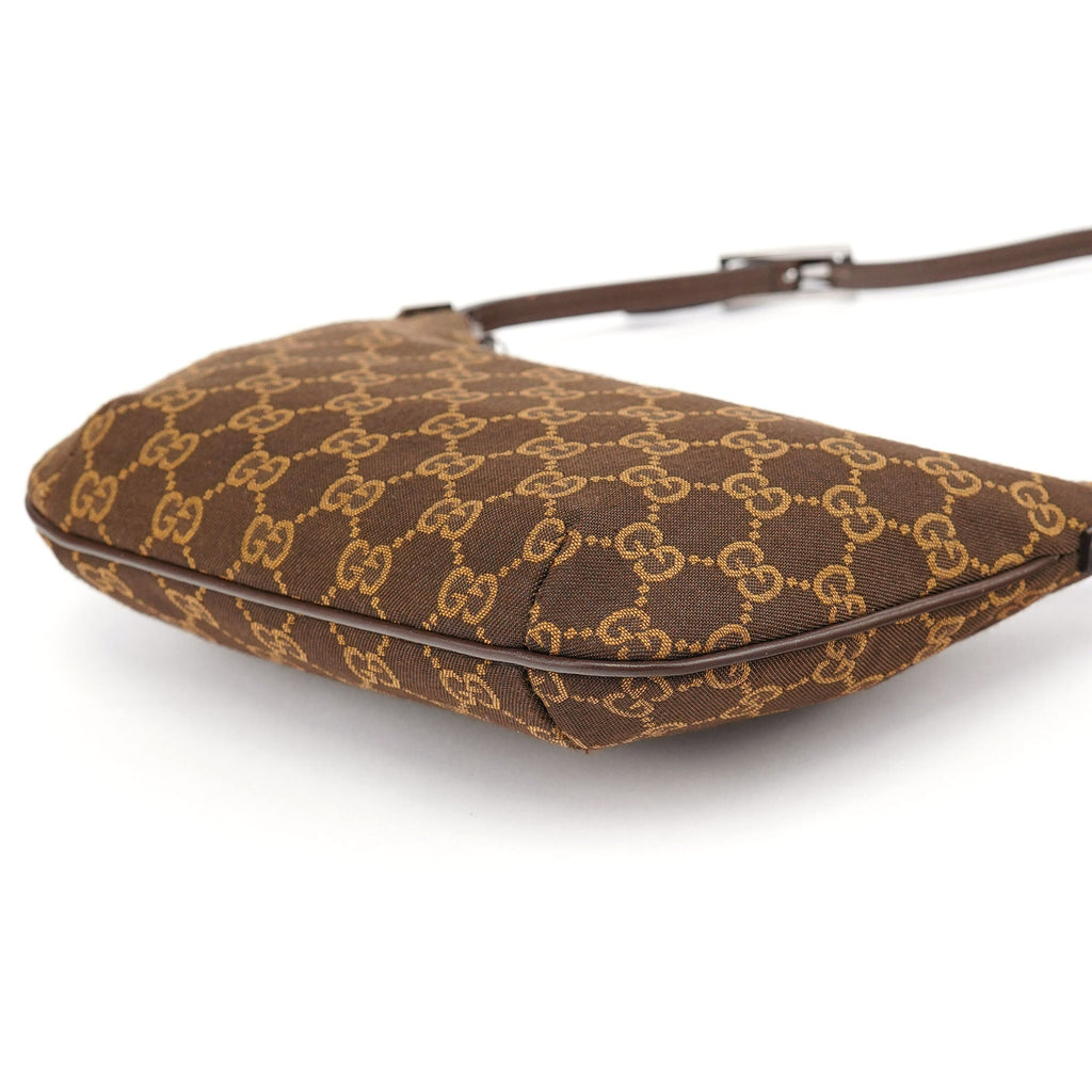 005 0813 Brown GG Shoulder Bag