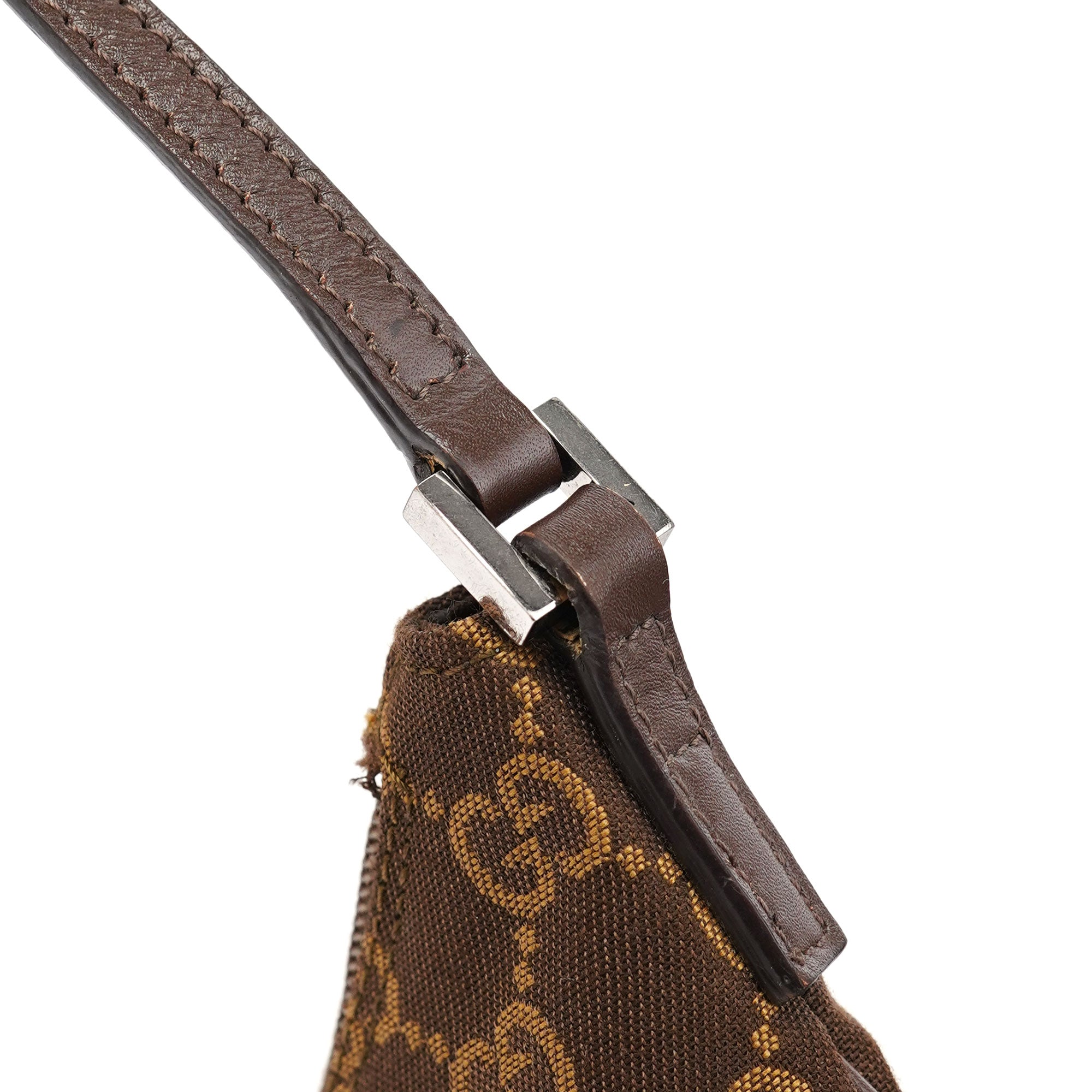 005 0813 Brown GG Shoulder Bag
