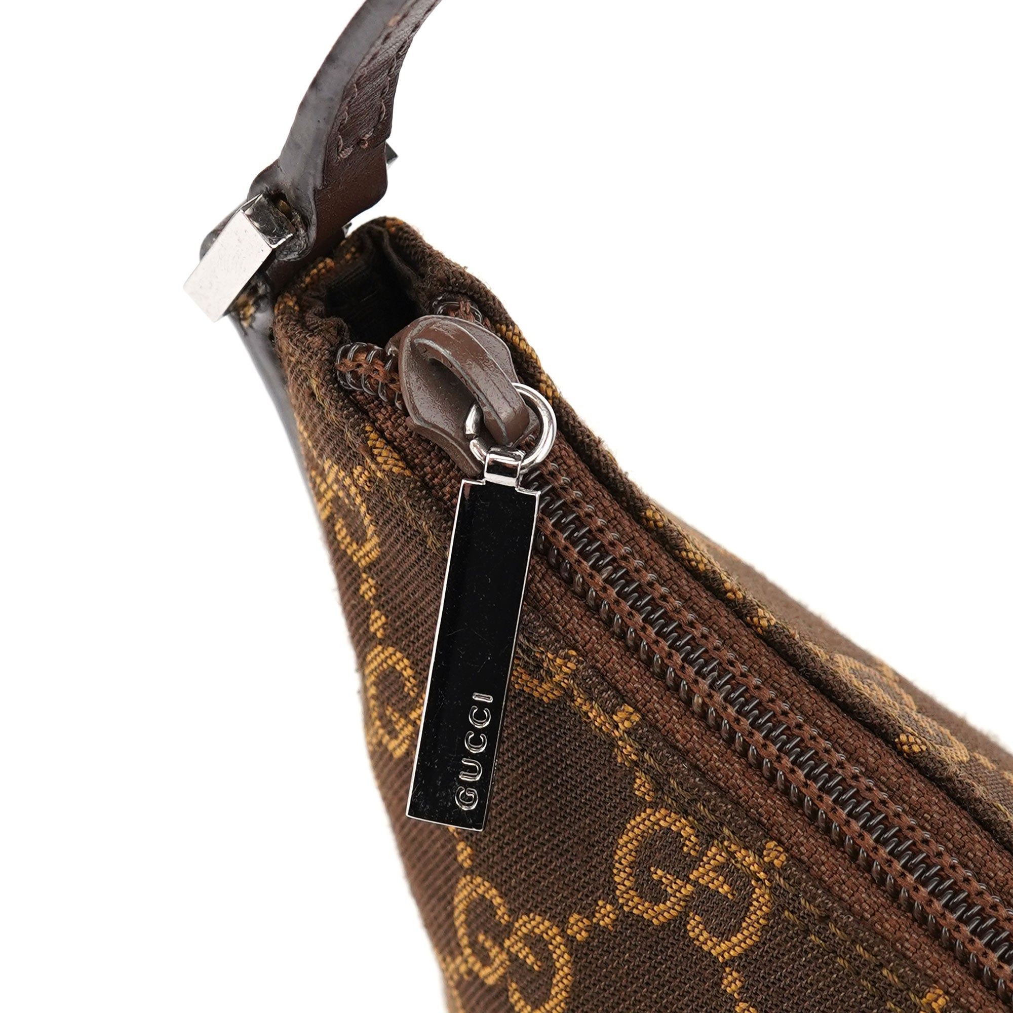 005 0813 Brown GG Shoulder Bag
