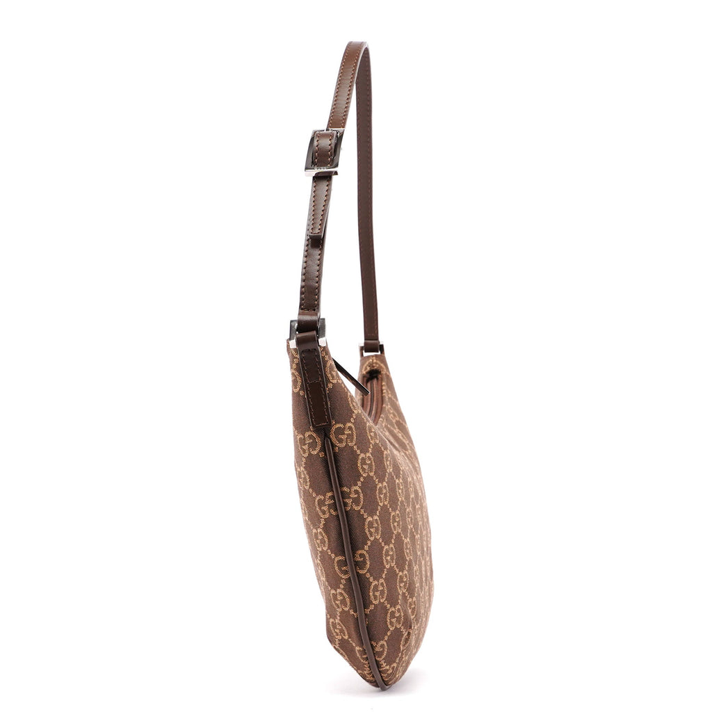 005 0813 Brown GG Shoulder Bag