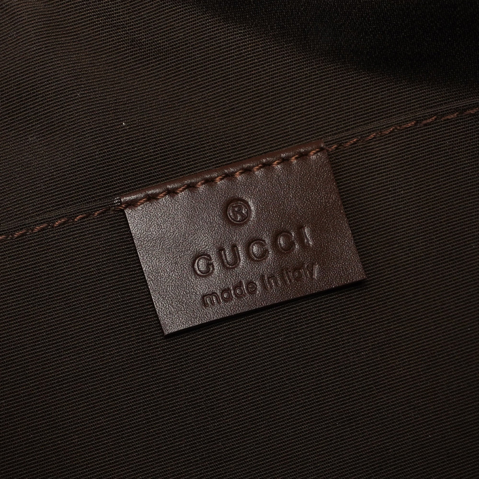 005 0813 Brown GG Shoulder Bag