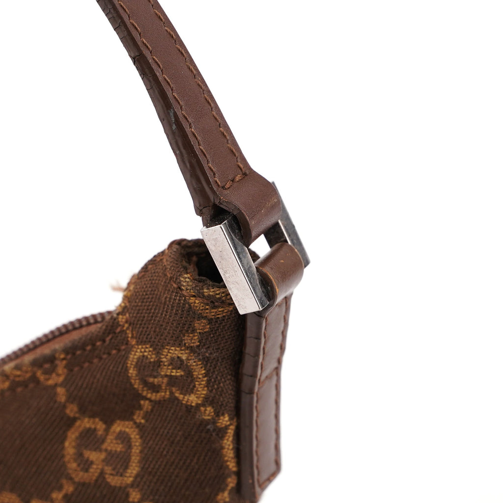 005 0813 Brown GG Shoulder Bag