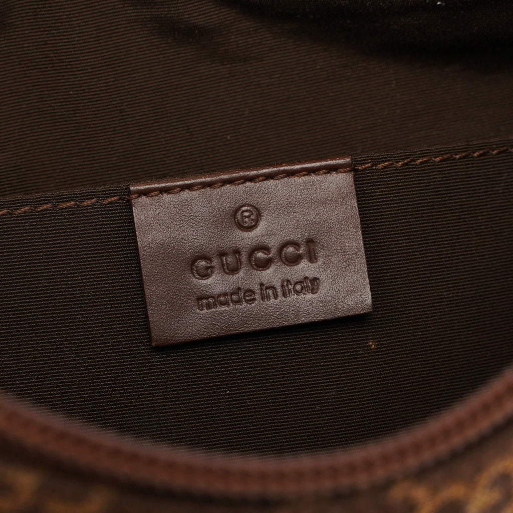 005 0813 Brown GG Shoulder Bag