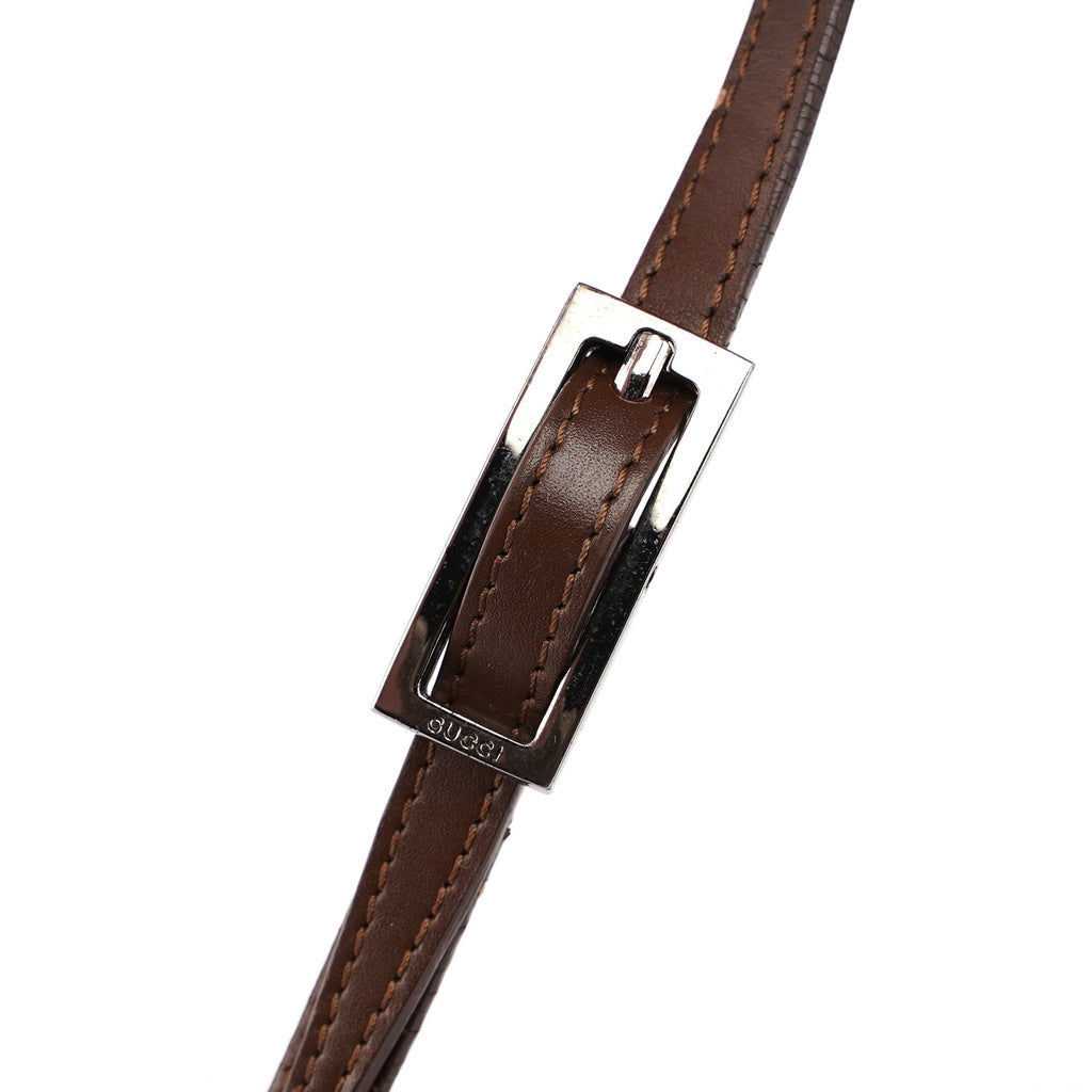 005 0813 Brown GG Shoulder Bag