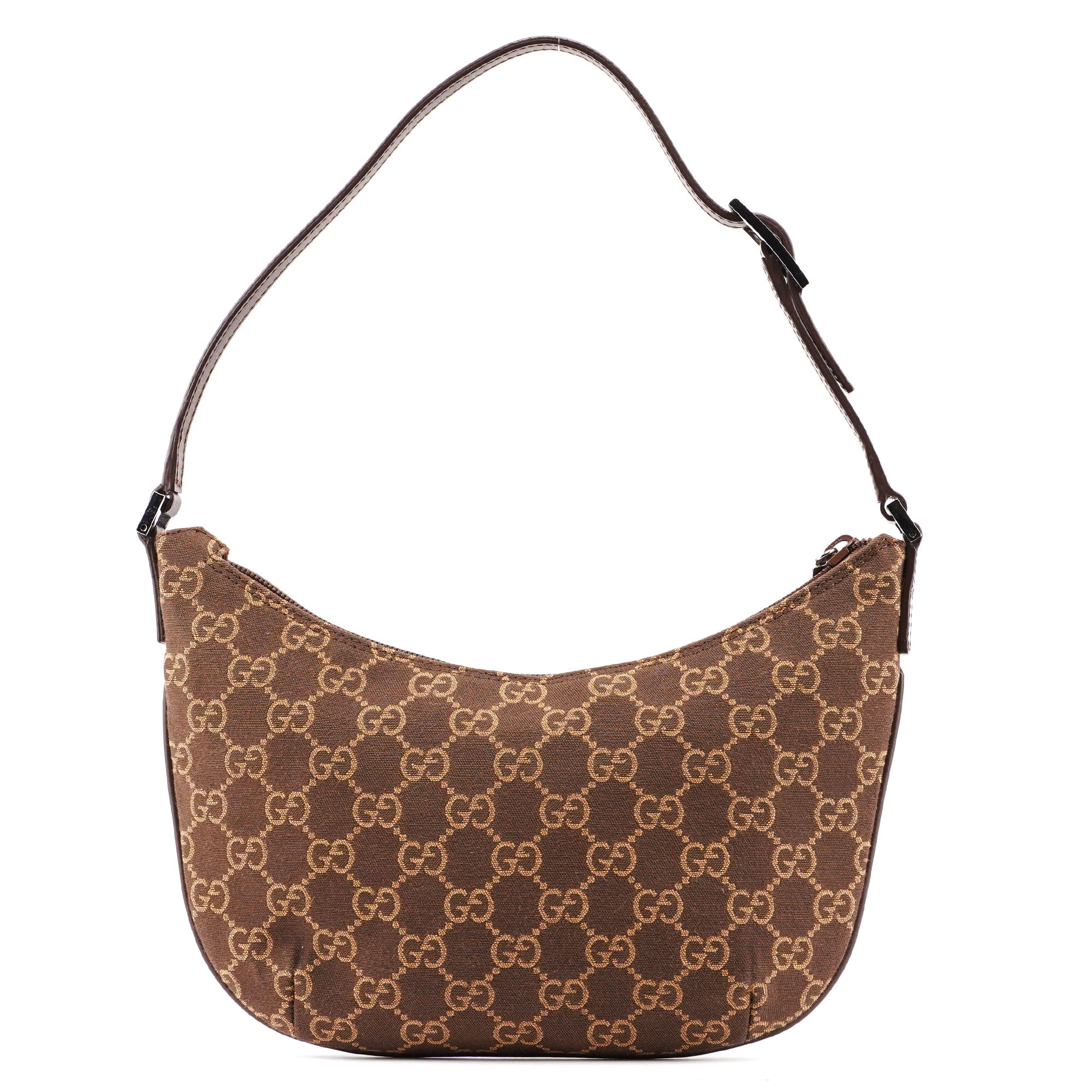 005 0813 Brown GG Shoulder Bag