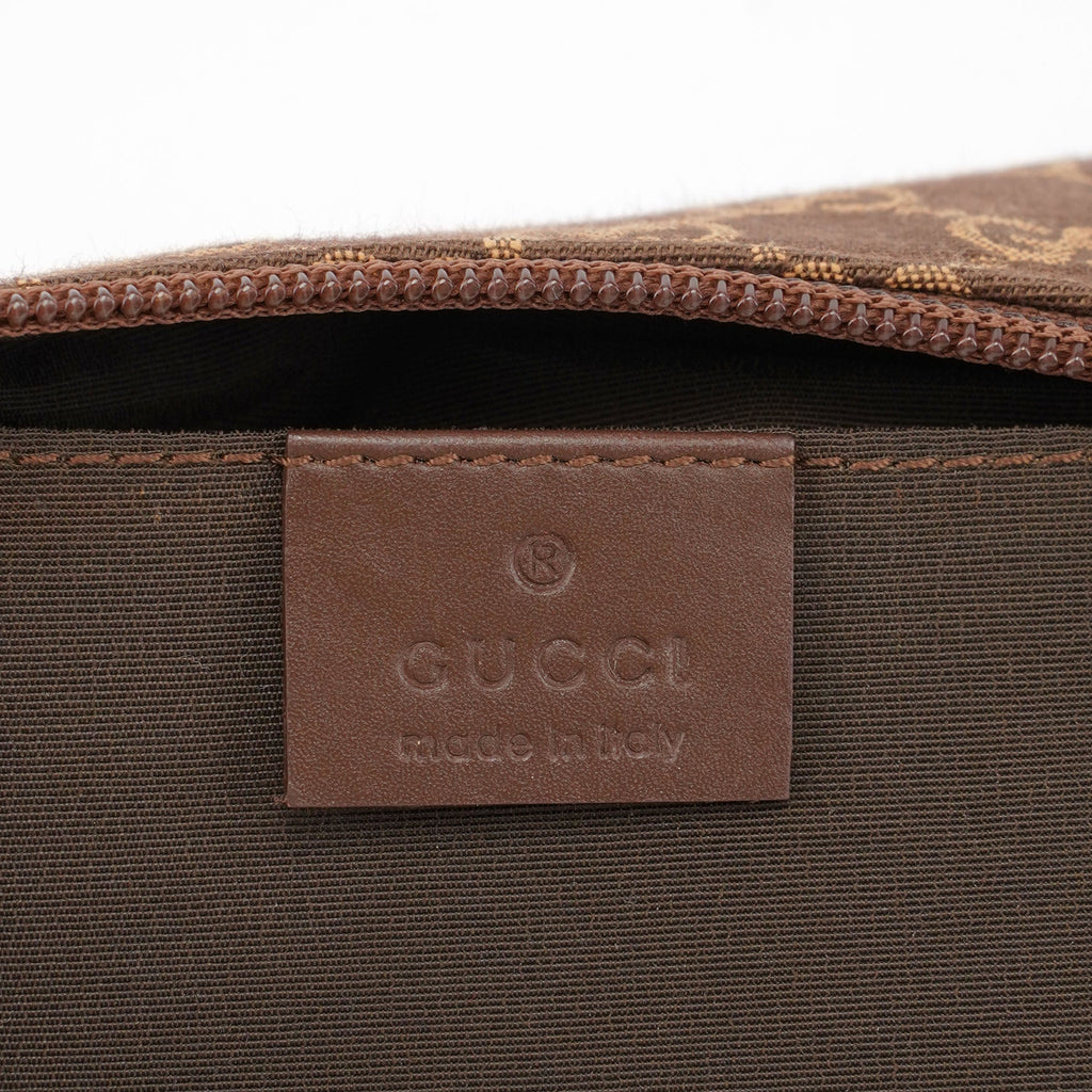 005 0813 Brown GG Shoulder Bag