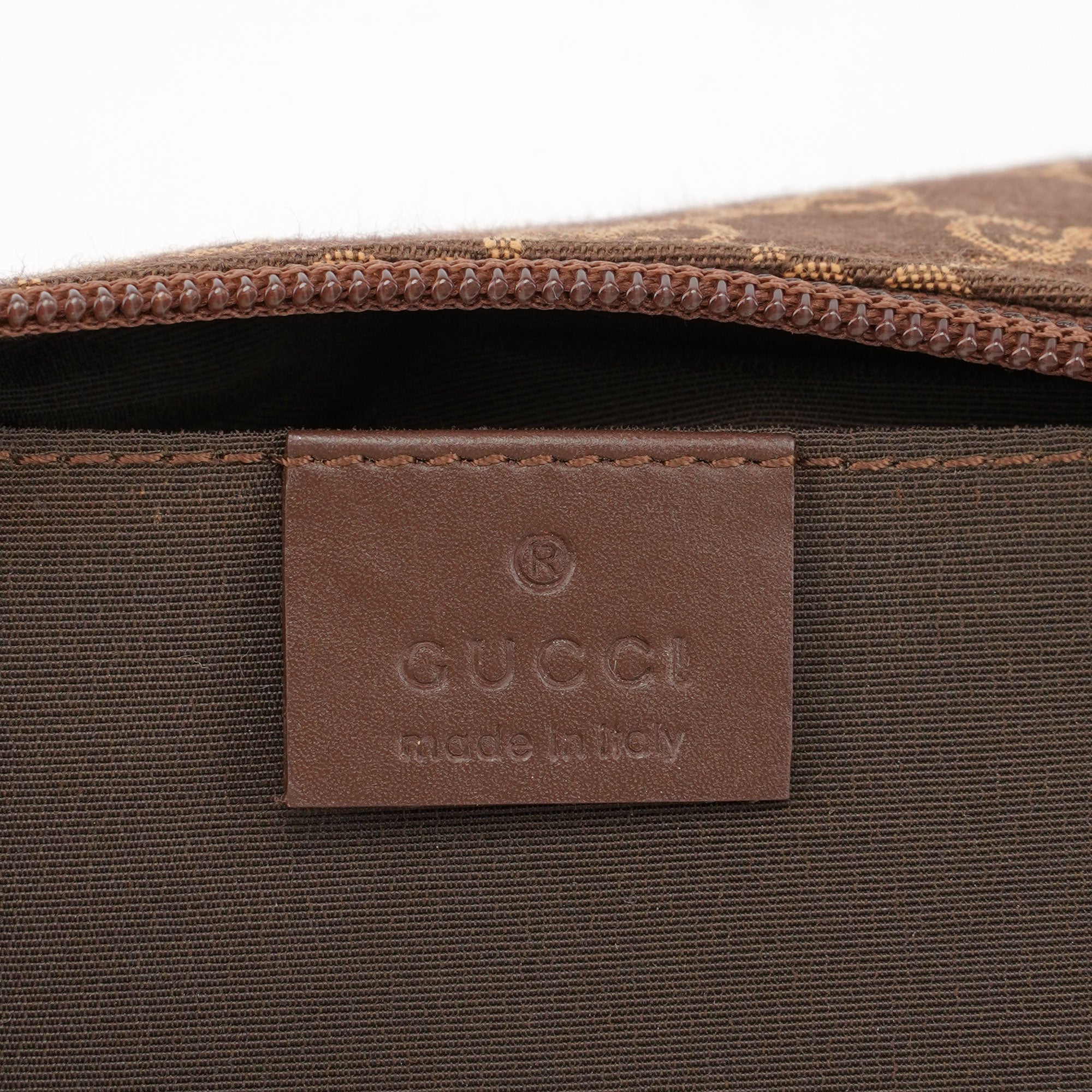 005 0813 Brown GG Shoulder Bag