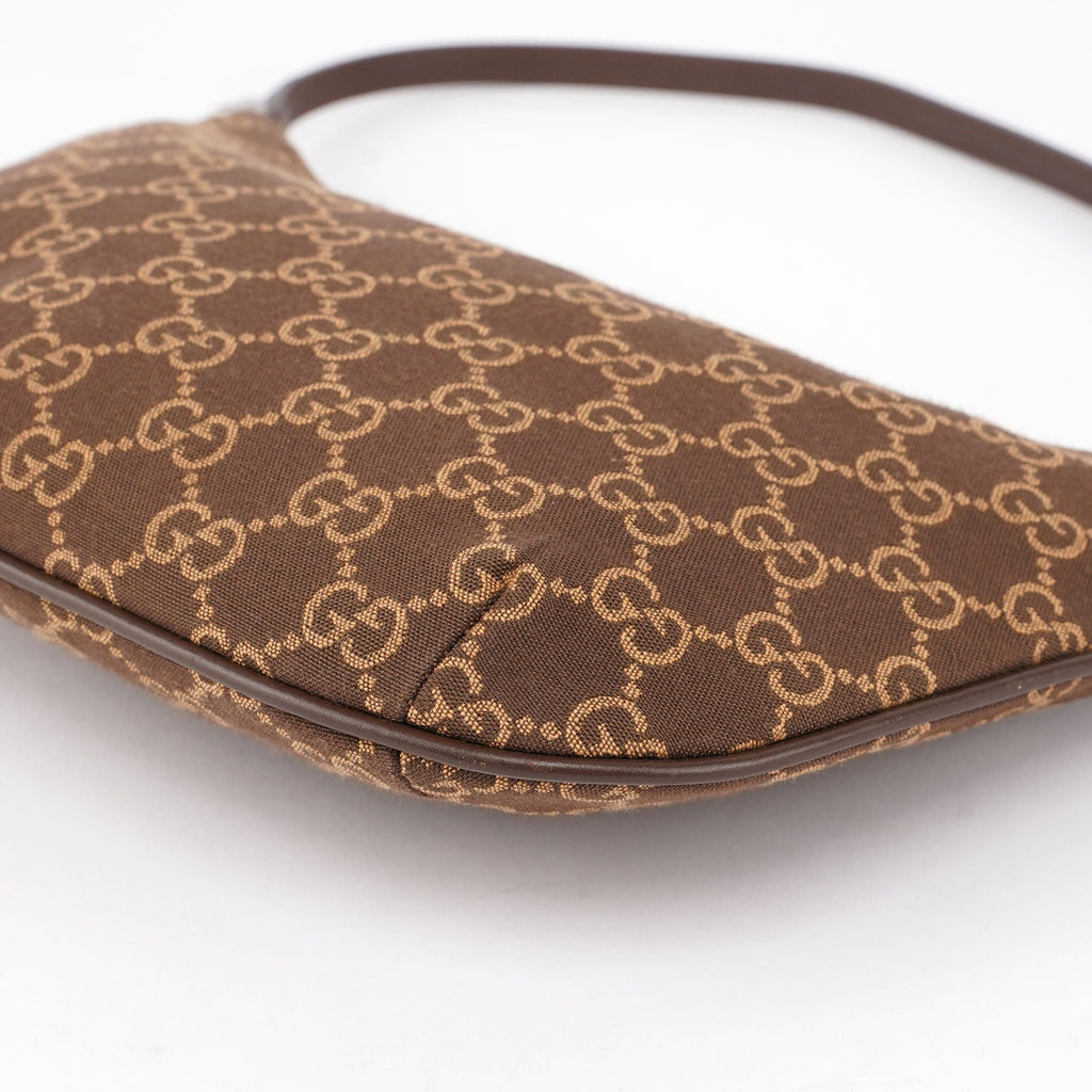 005 0813 Brown GG Shoulder Bag