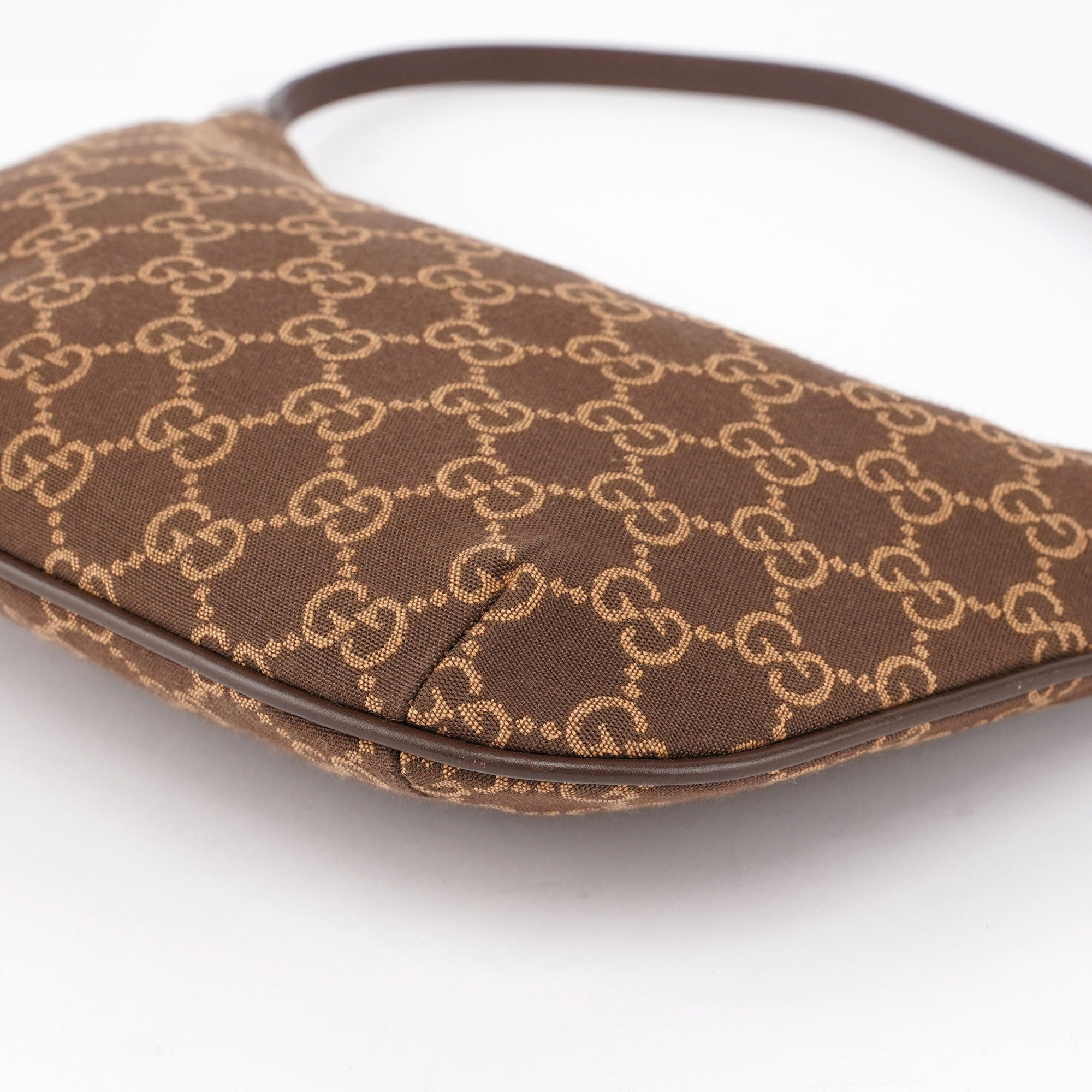 005 0813 Brown GG Shoulder Bag