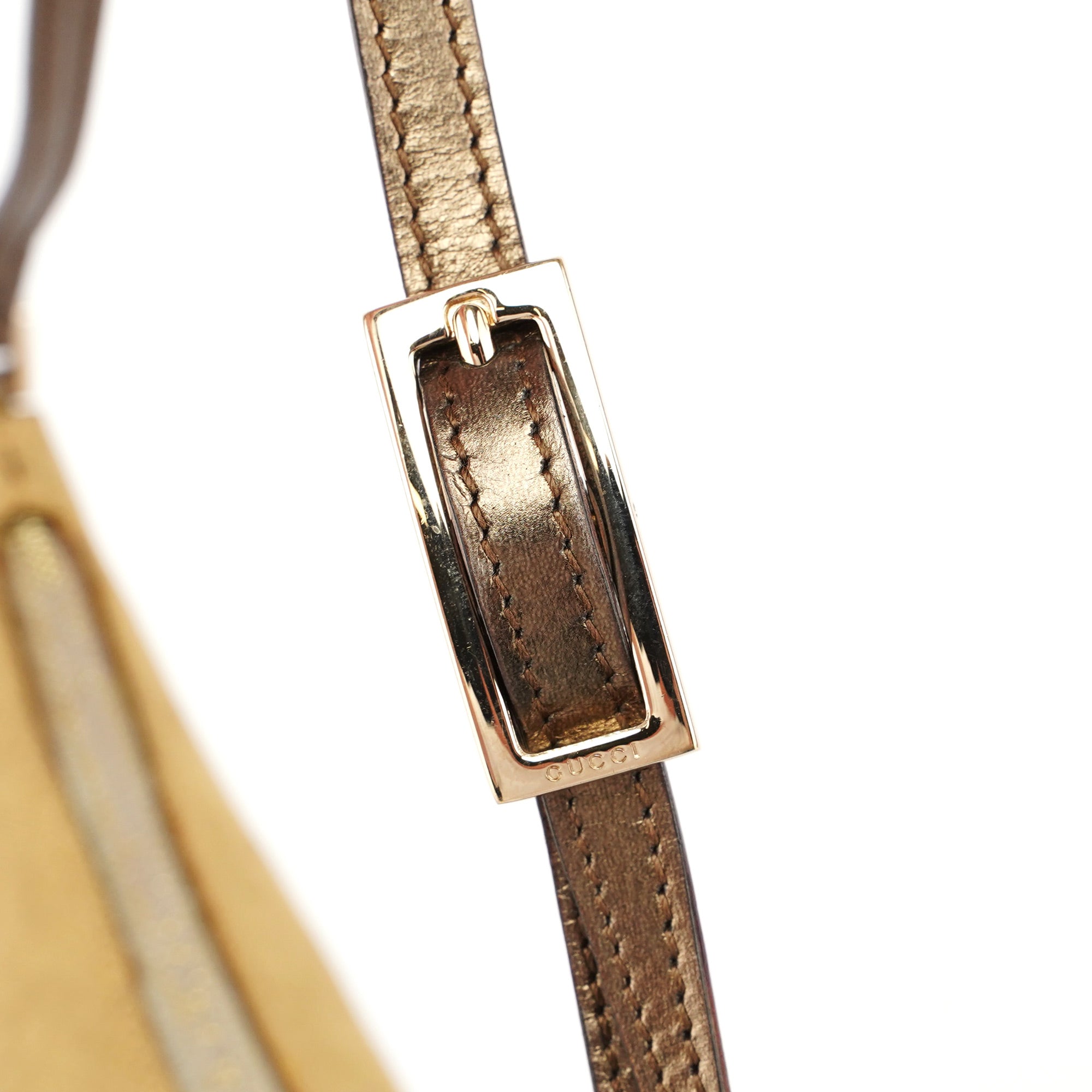 005 0813 Gold GG Shoulder Bag