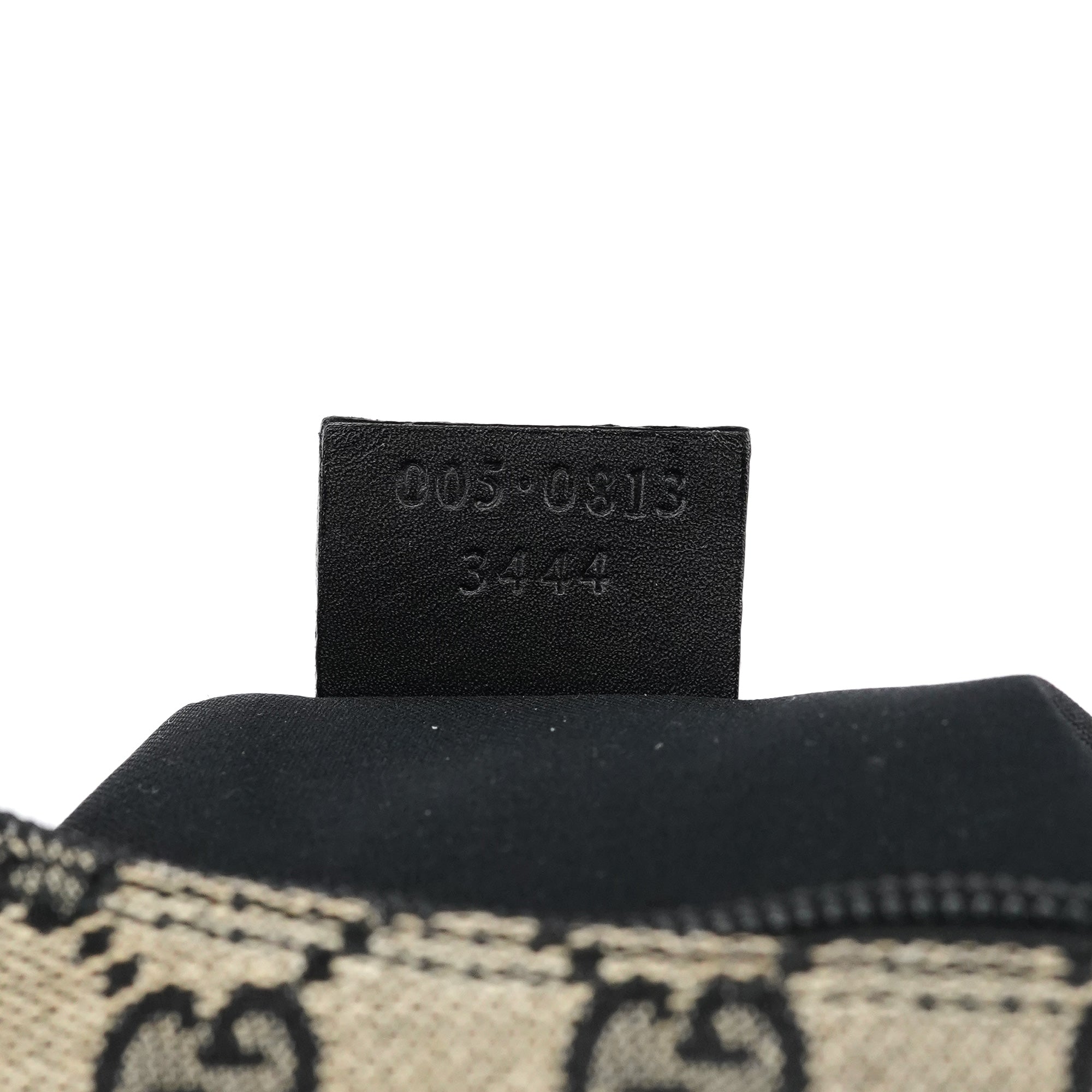 005 0813 Grey GG Shoulder Bag