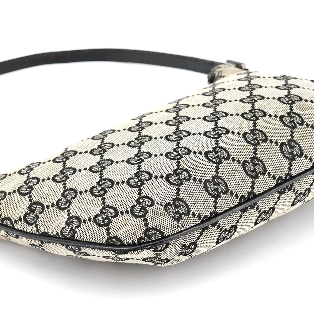 005 0813 Grey GG Shoulder Bag