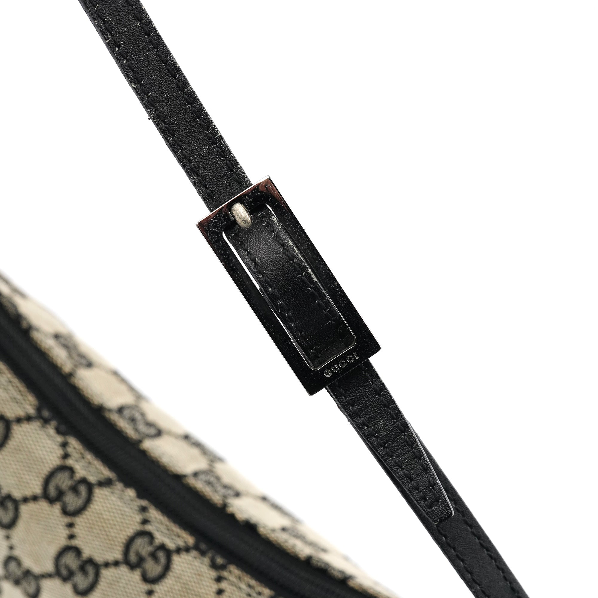 005 0813 Grey GG Shoulder Bag