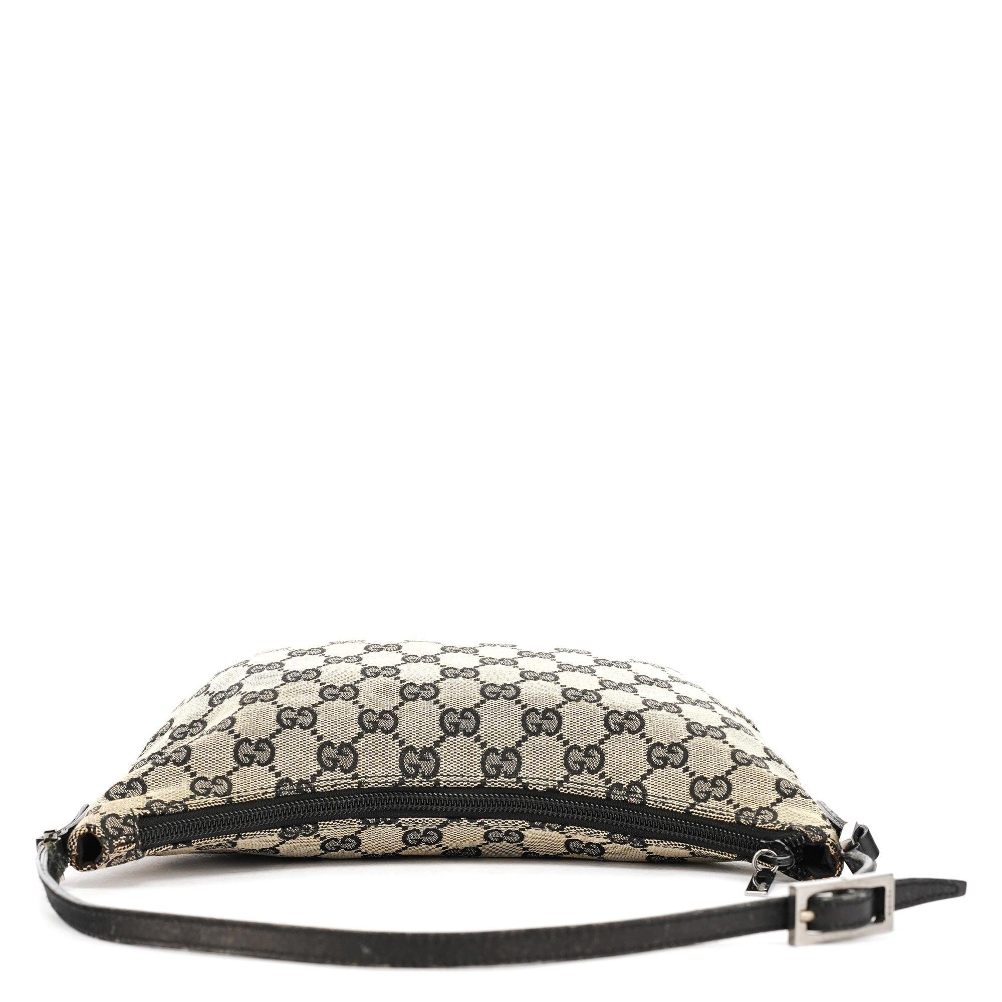 005 0813 Grey GG Shoulder Bag