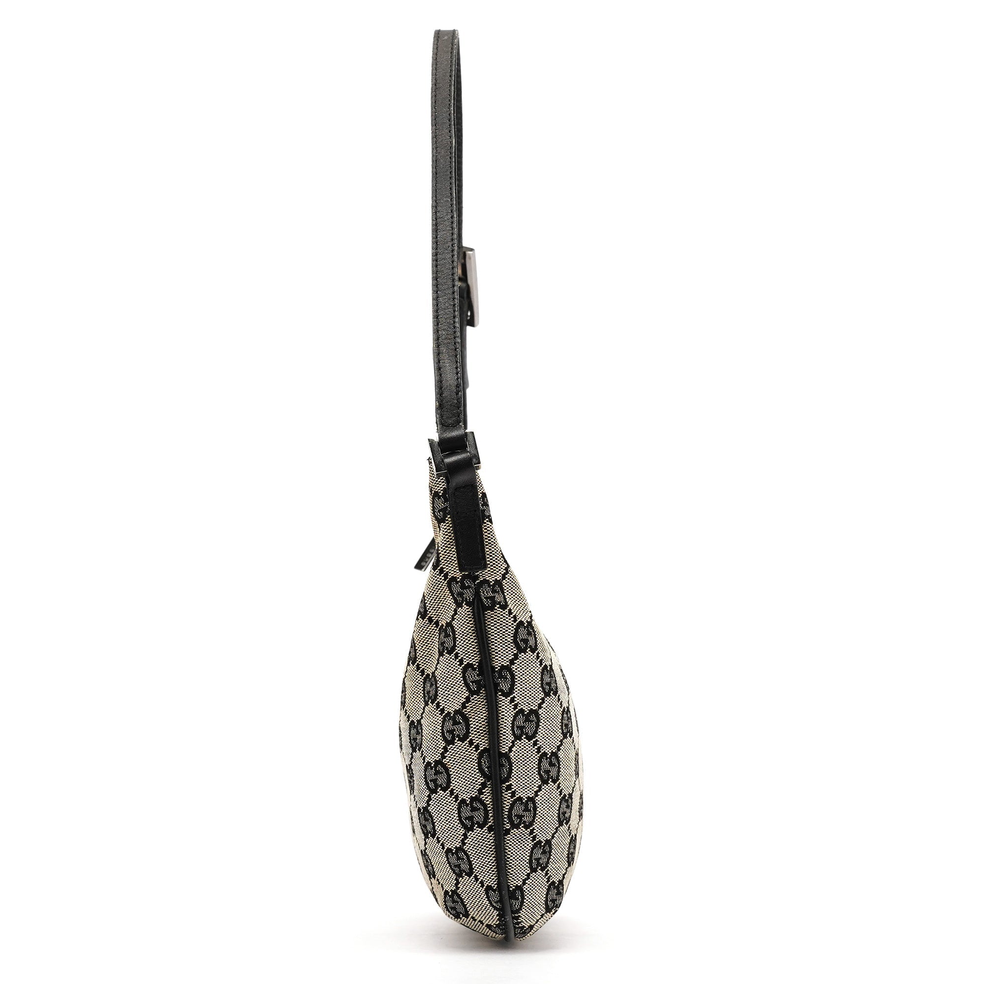 005 0813 Grey GG Shoulder Bag
