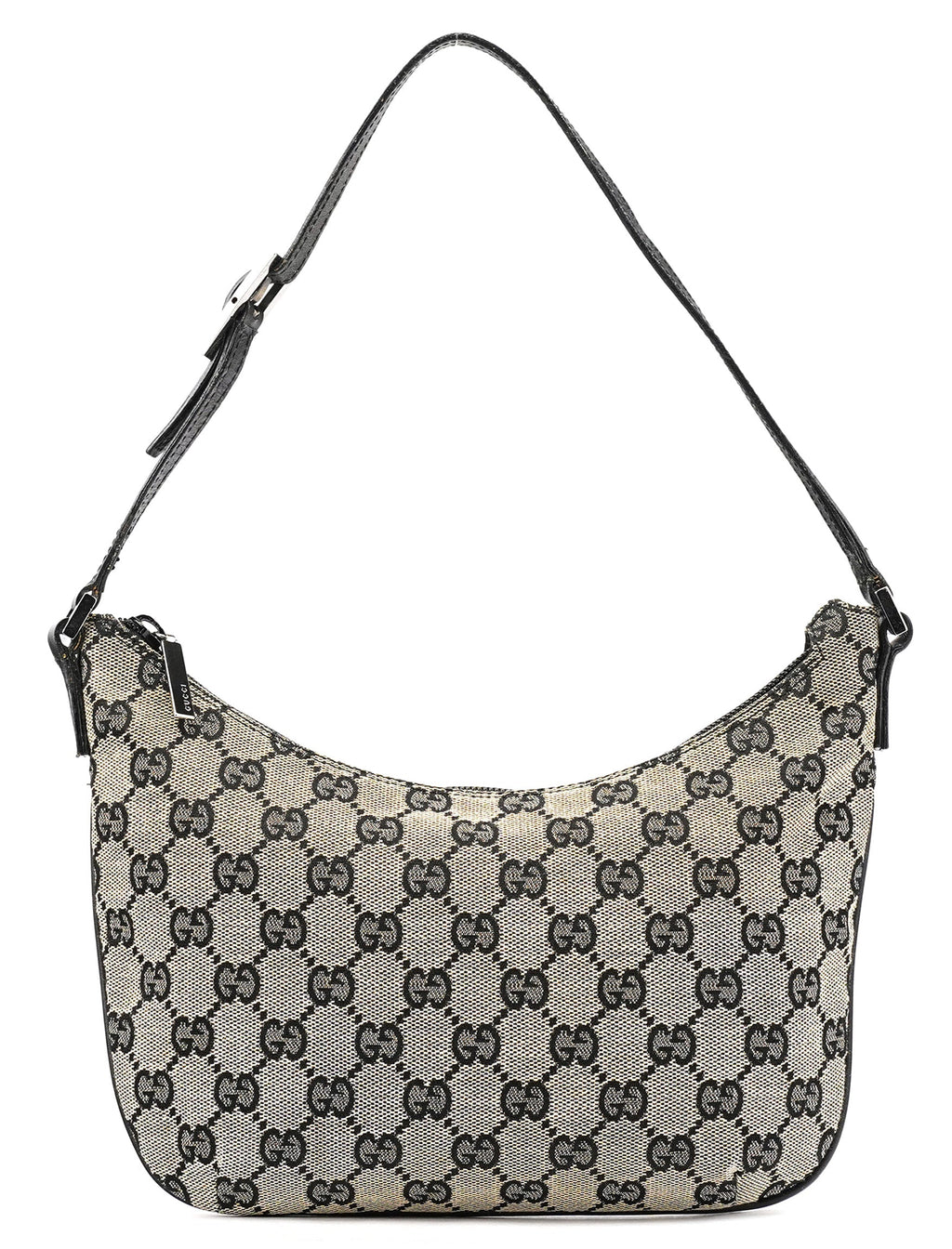 005 0813 Grey GG Shoulder Bag