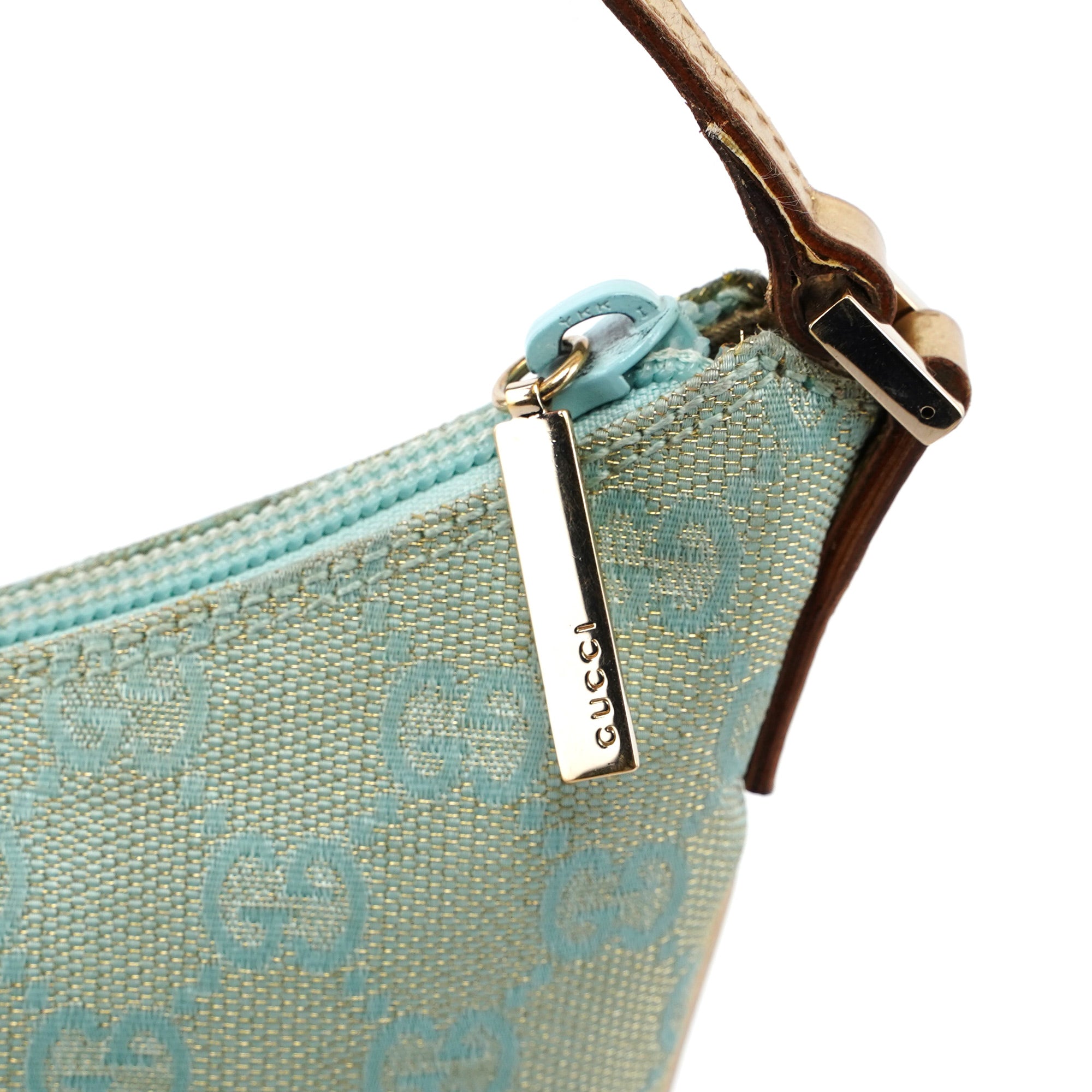 005 0813 Light Blue GG Shoulder Bag