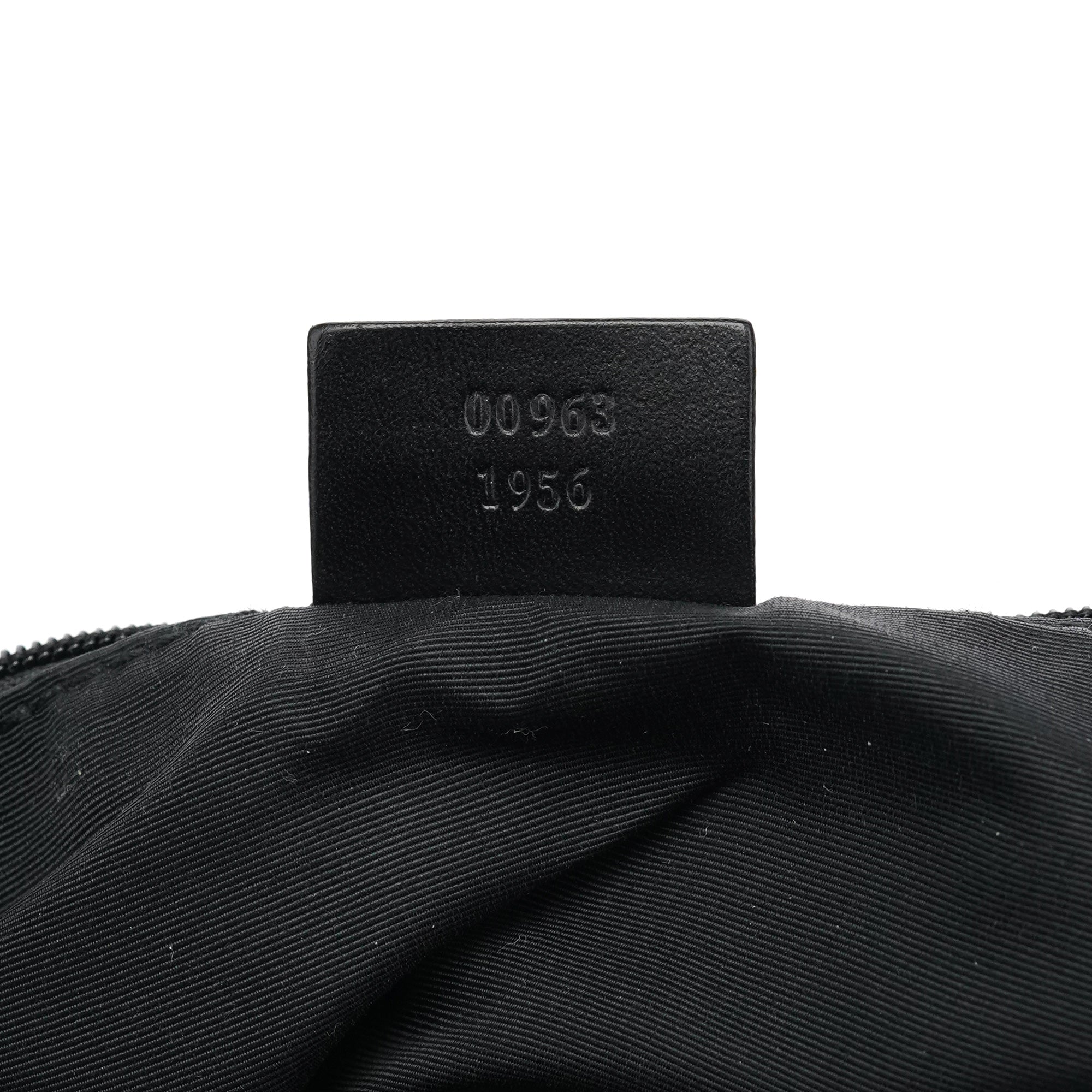 00963 Anthracite Denim GG Jackie Shoulder Bag