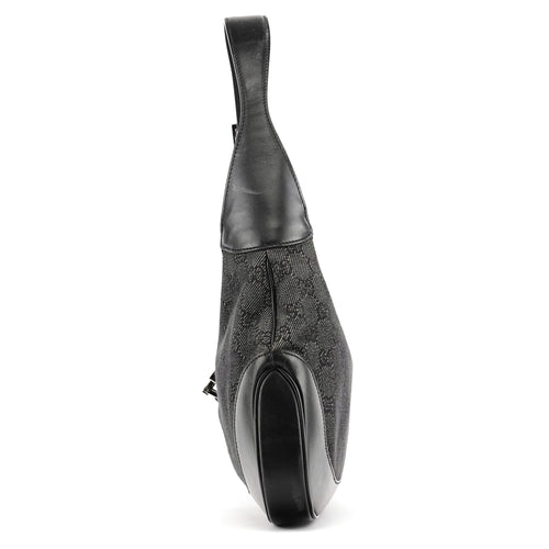 00963 Anthracite Denim GG Jackie Shoulder Bag