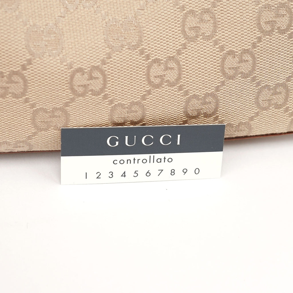01233 Beige GG Hobo Shoulder Bag