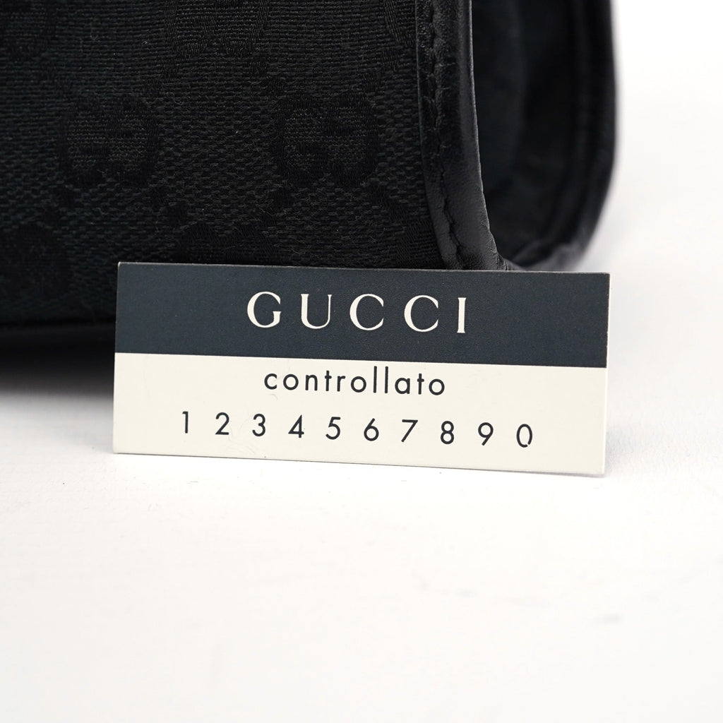 01719 Black GG Jackie Shoulder Bag